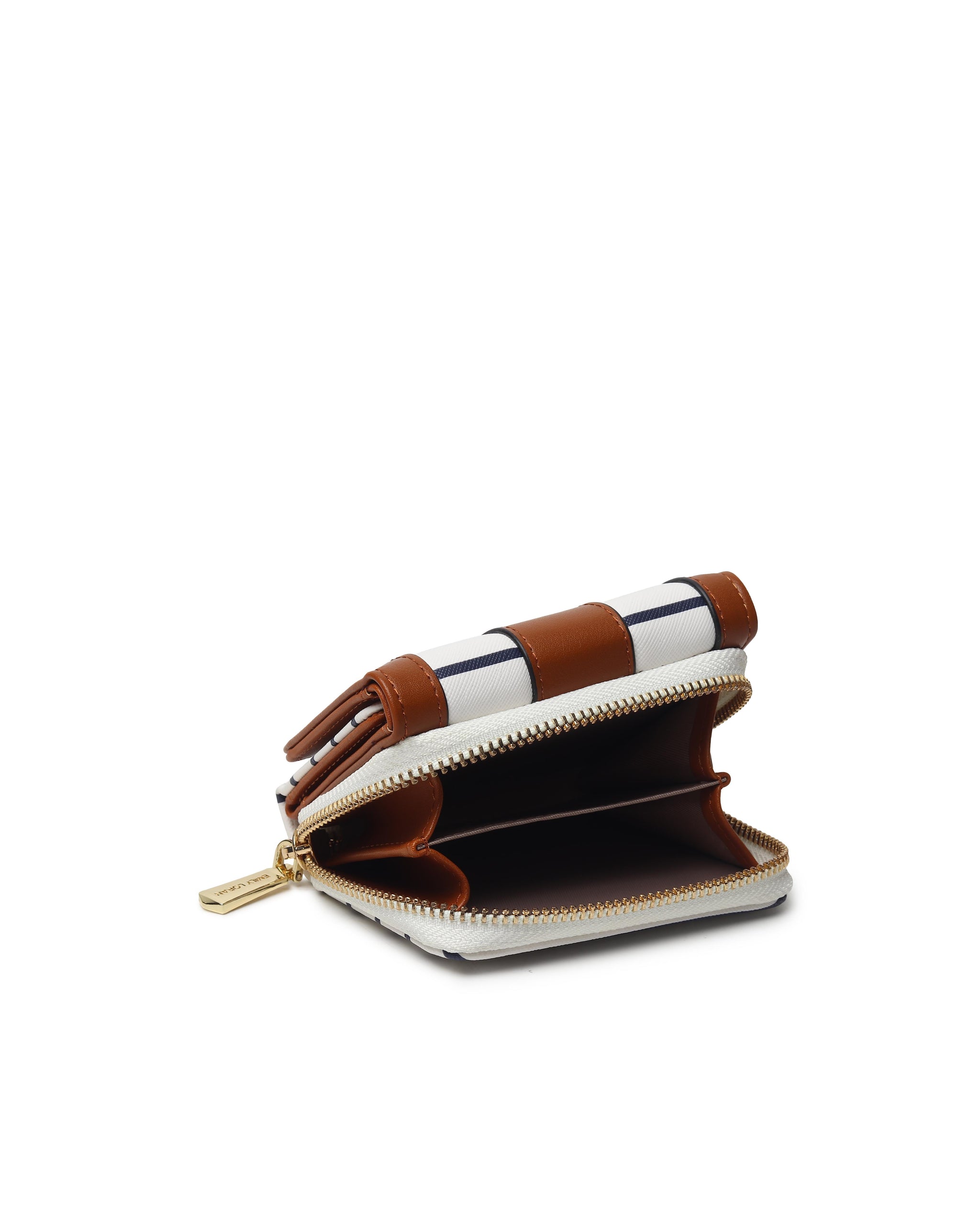 Noelle Mini Wallet- Stripes