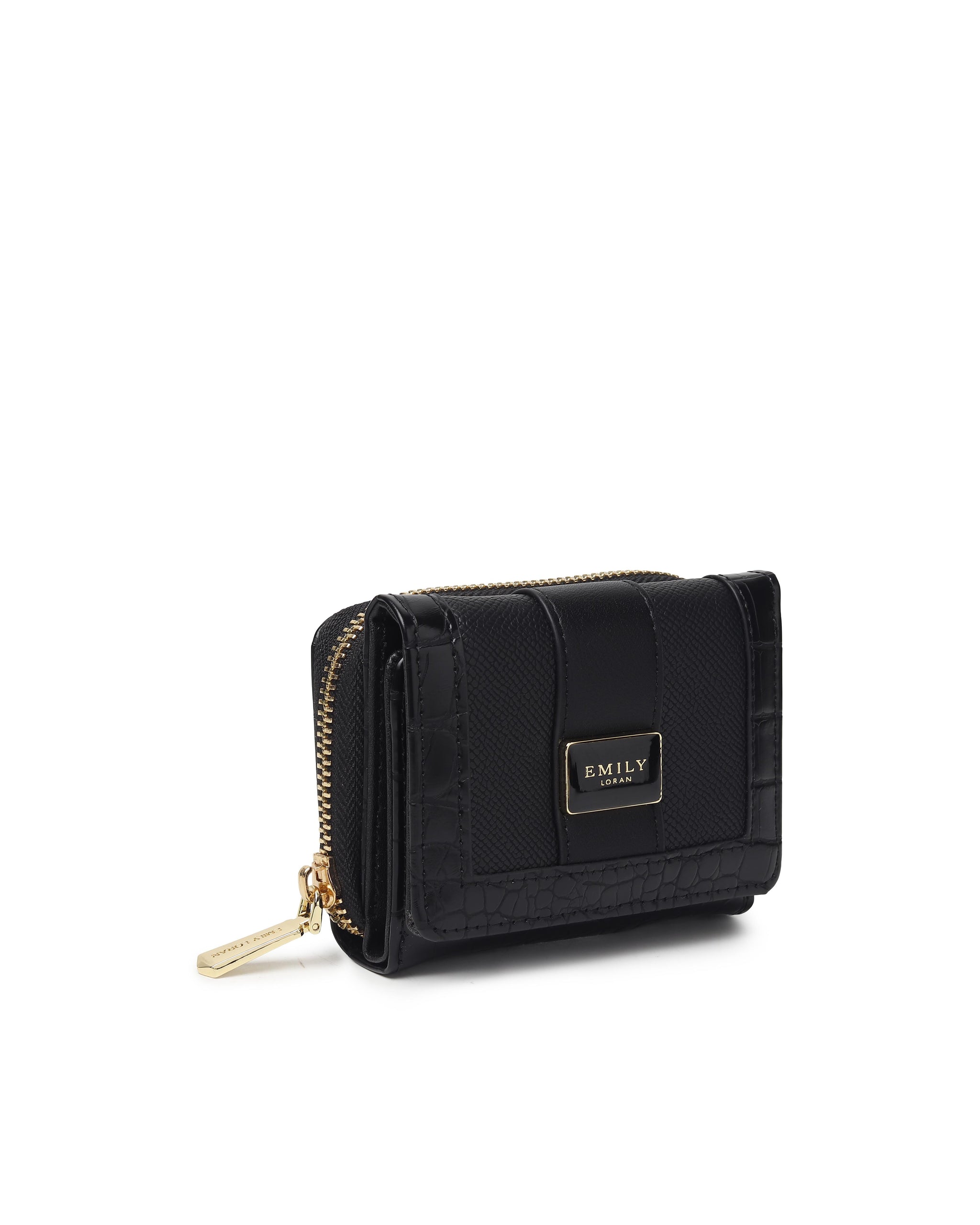 Noelle Mini Wallet- Black