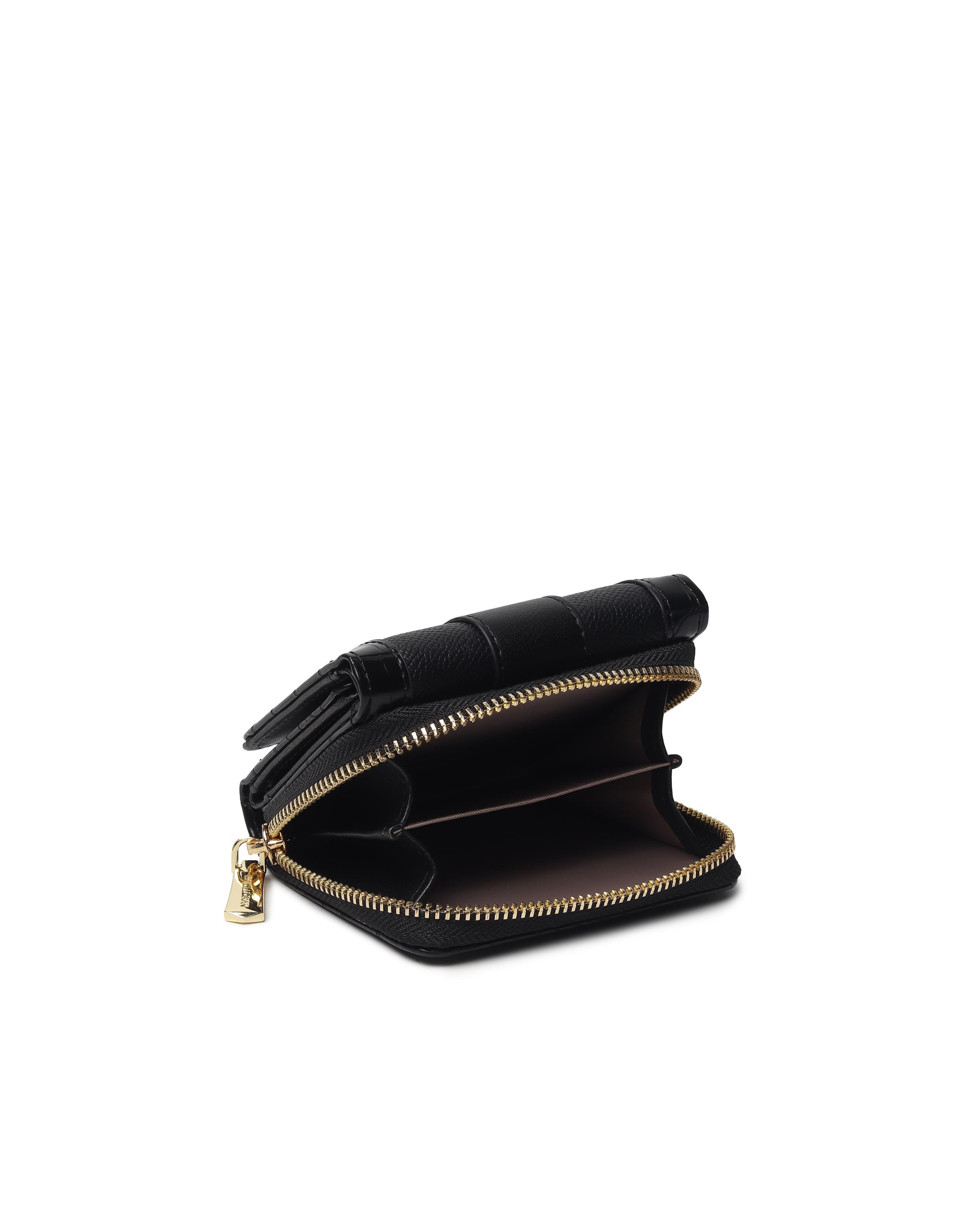 Noelle Mini Wallet- Black