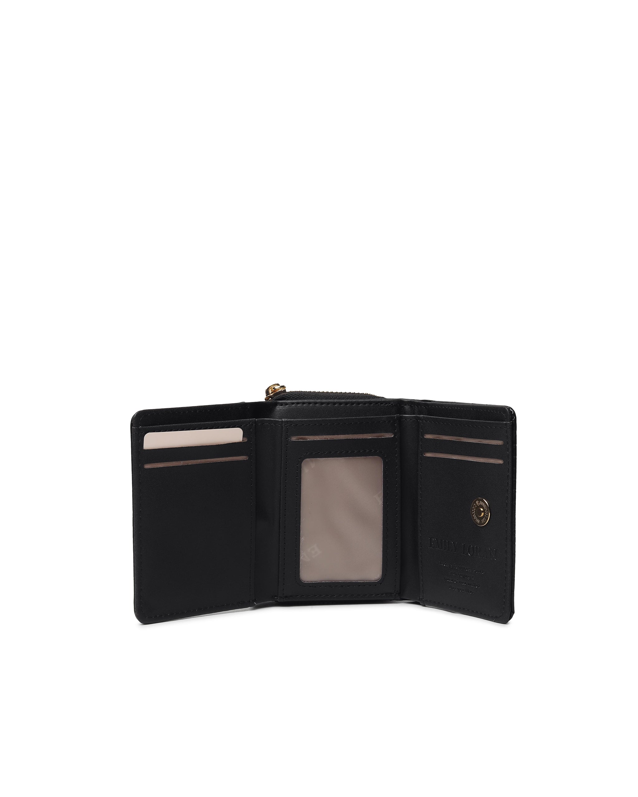 Noelle Mini Wallet- Black