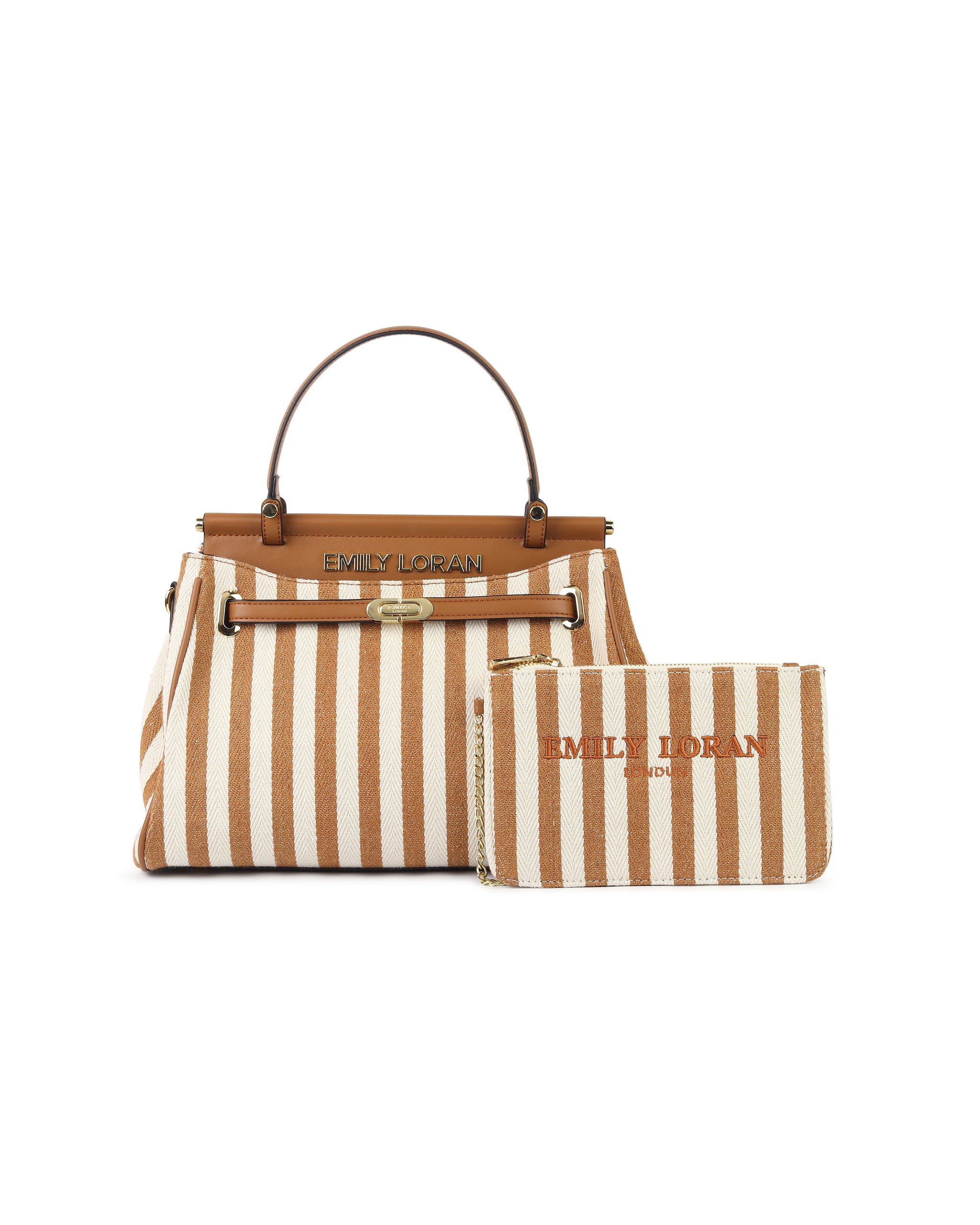 Nova Handbag- B Striped