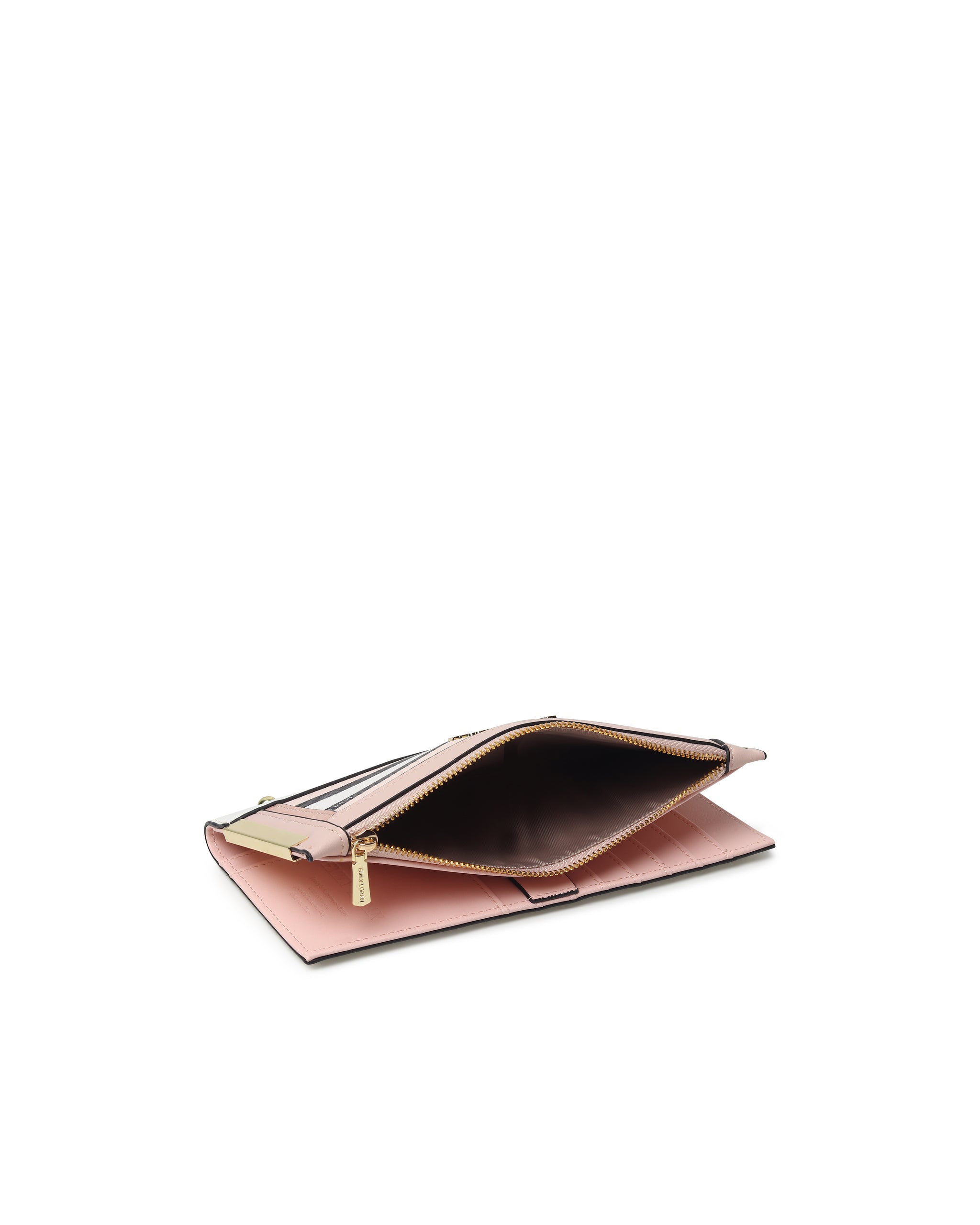 Rosalie Wallet- Pink Stripes