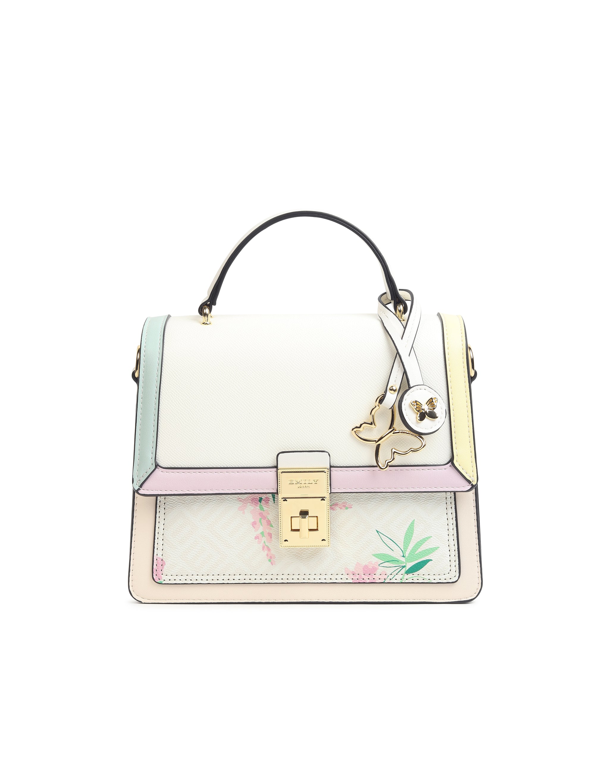 Clara Handbag- White Multi