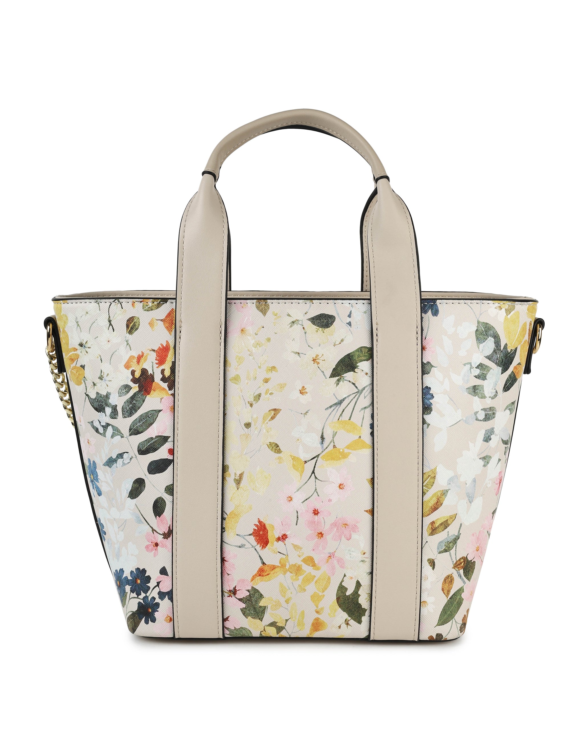 Evie Handbag- Beige Floral