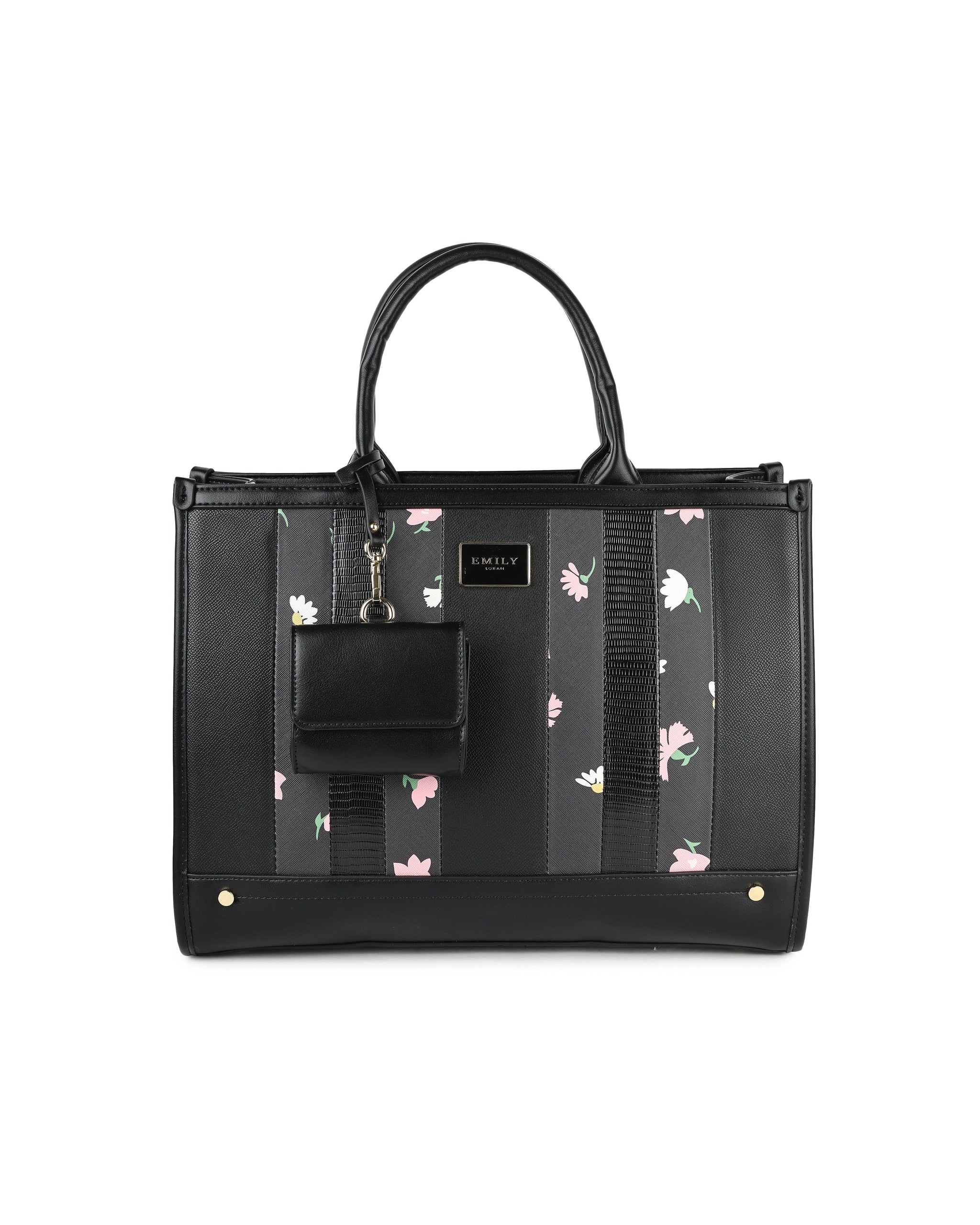 Petal Handbag- Black