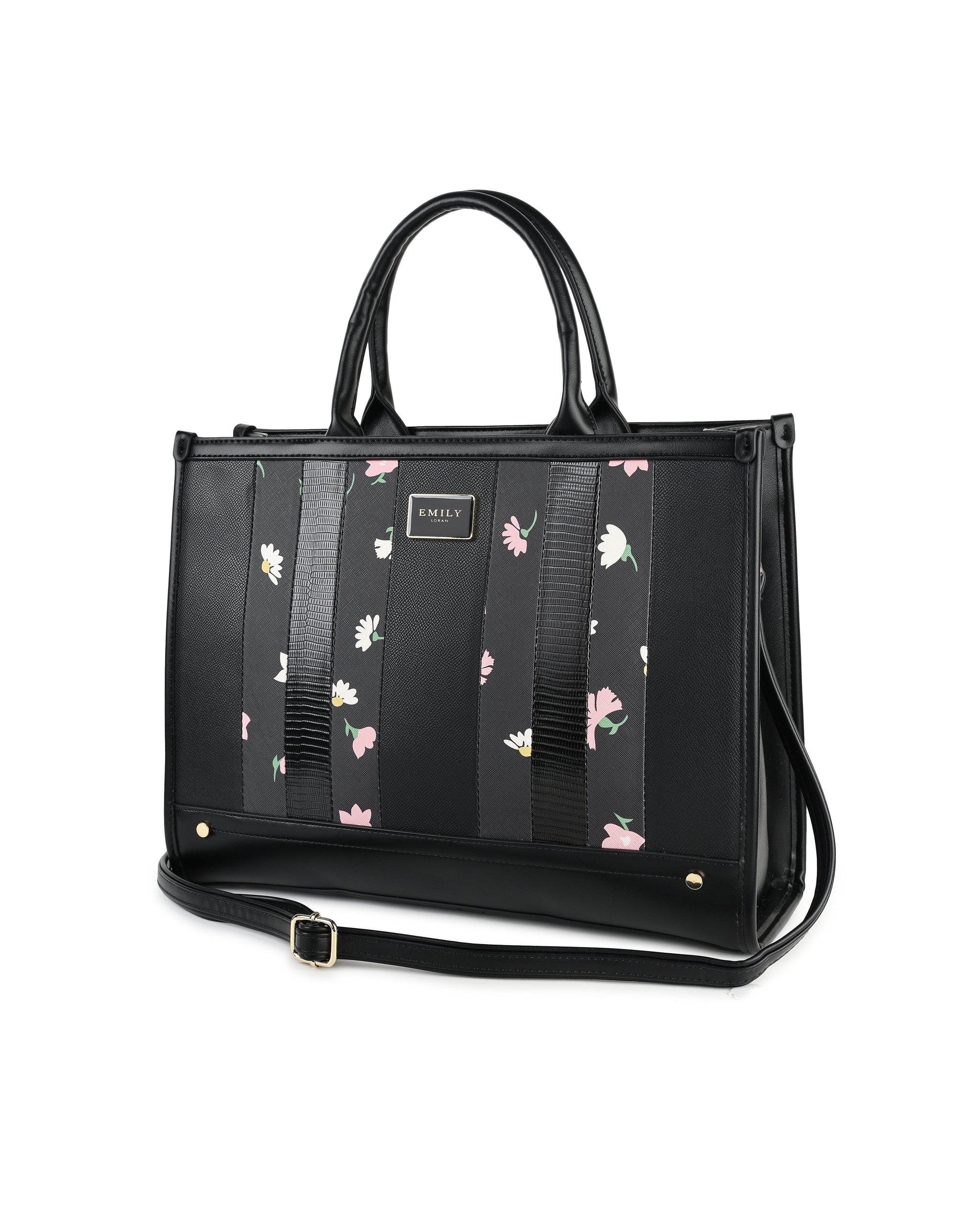 Petal Handbag- Black