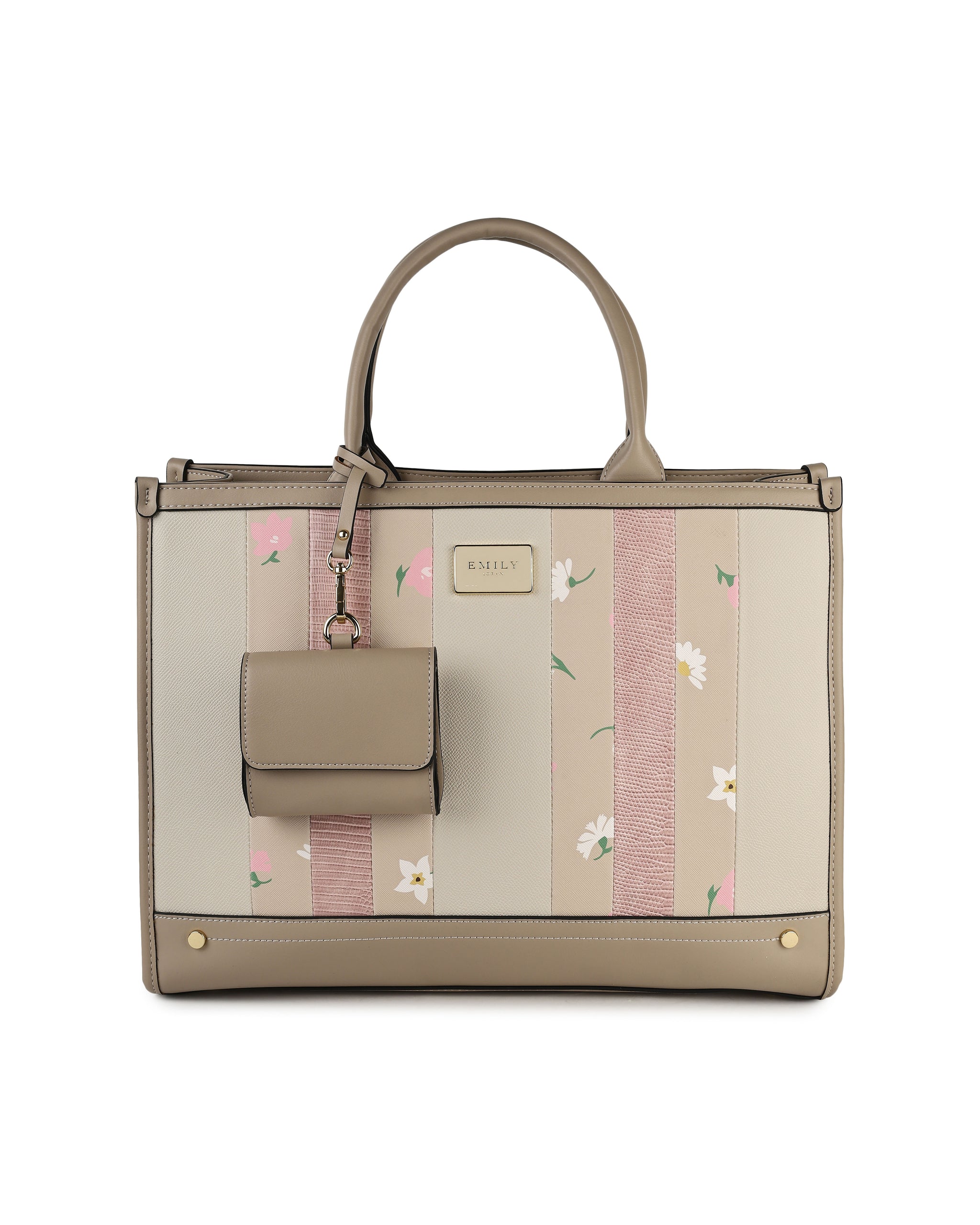 Petal Handbag- Beige