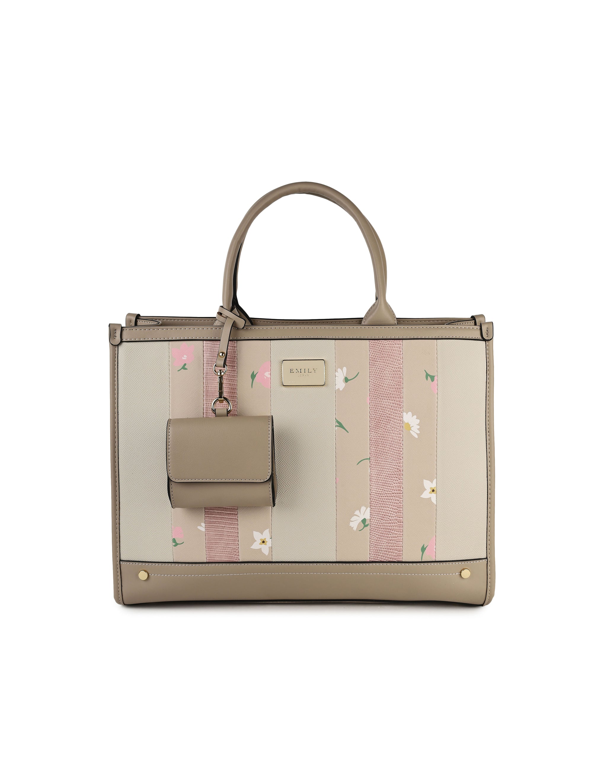Petal Handbag- Beige
