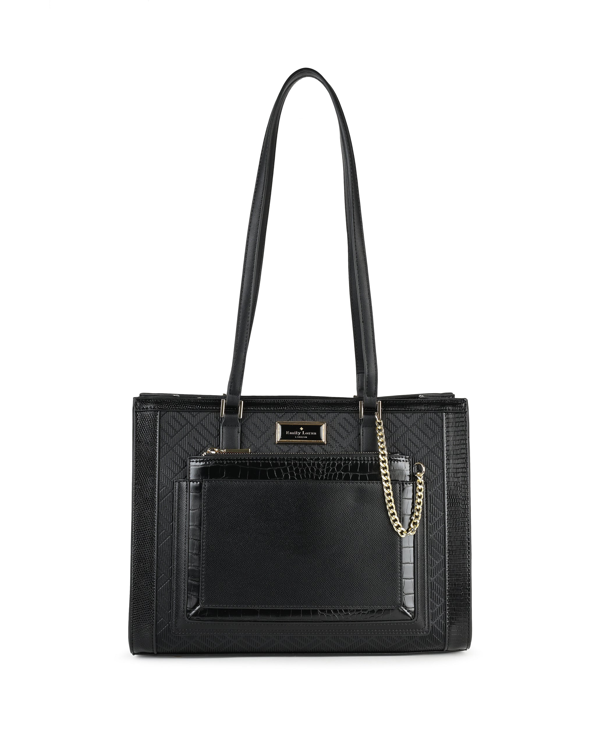 Flora Tote Bag - Black