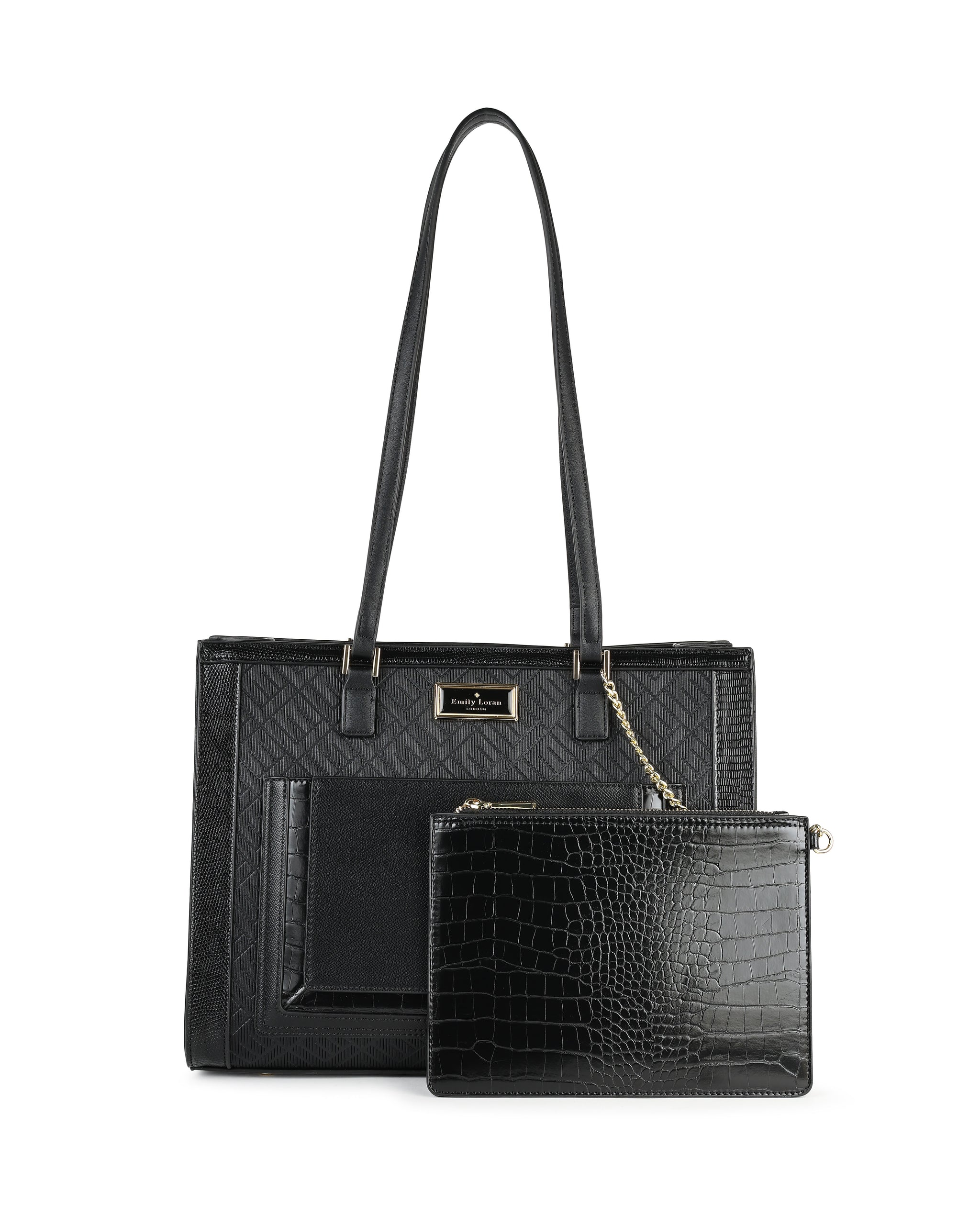Flora Tote Bag - Black