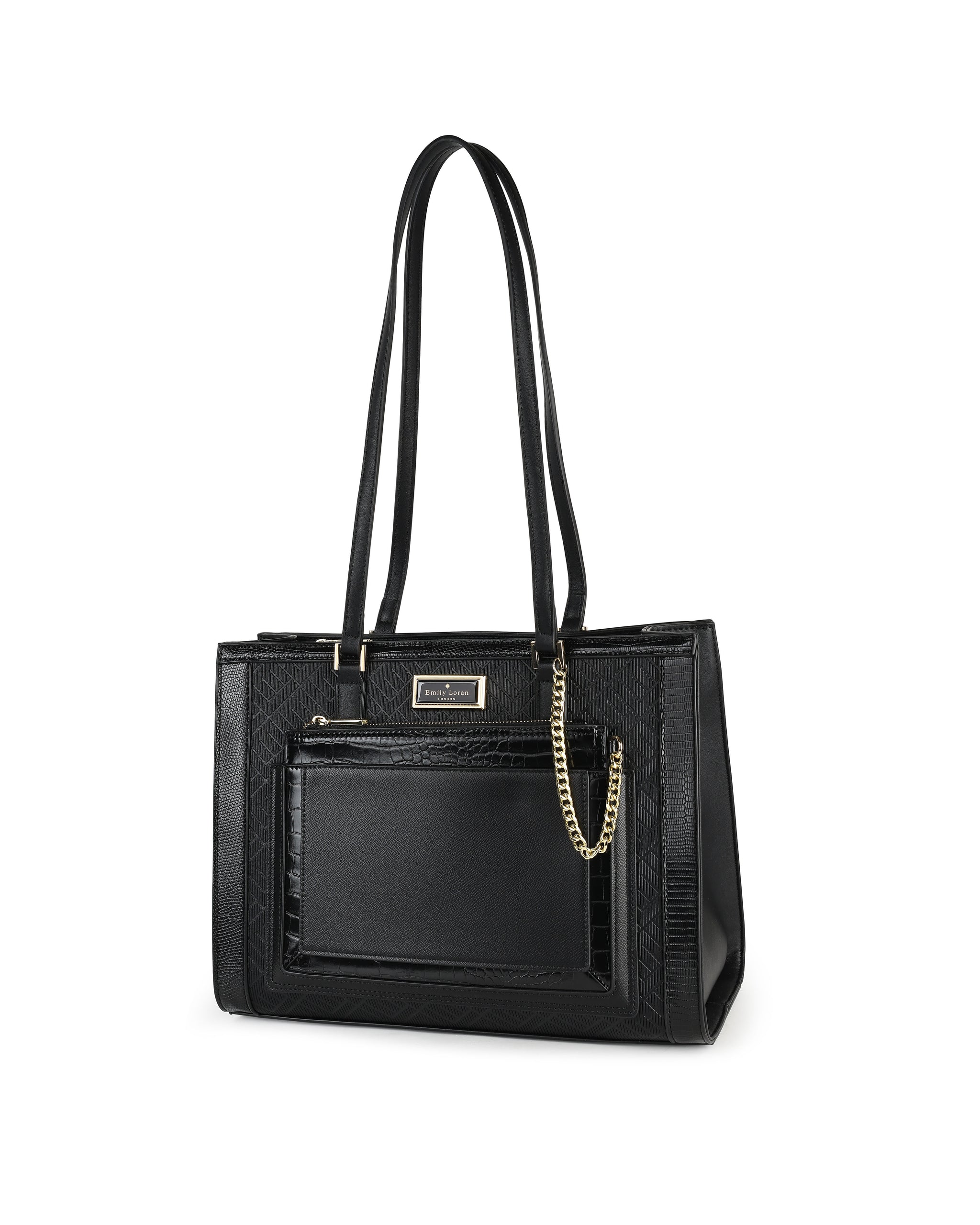 Flora Tote Bag - Black