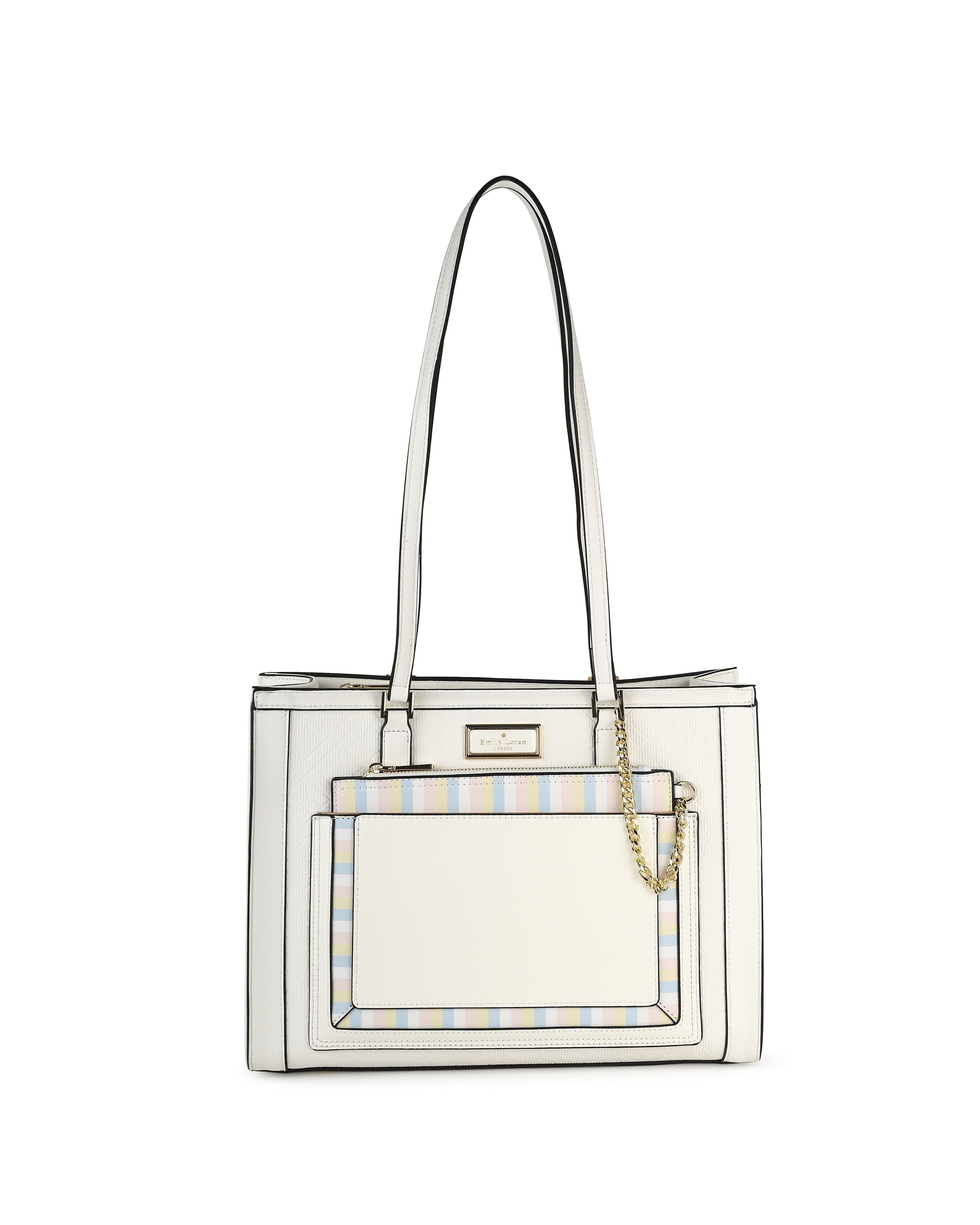 Flora Tote Bag - White