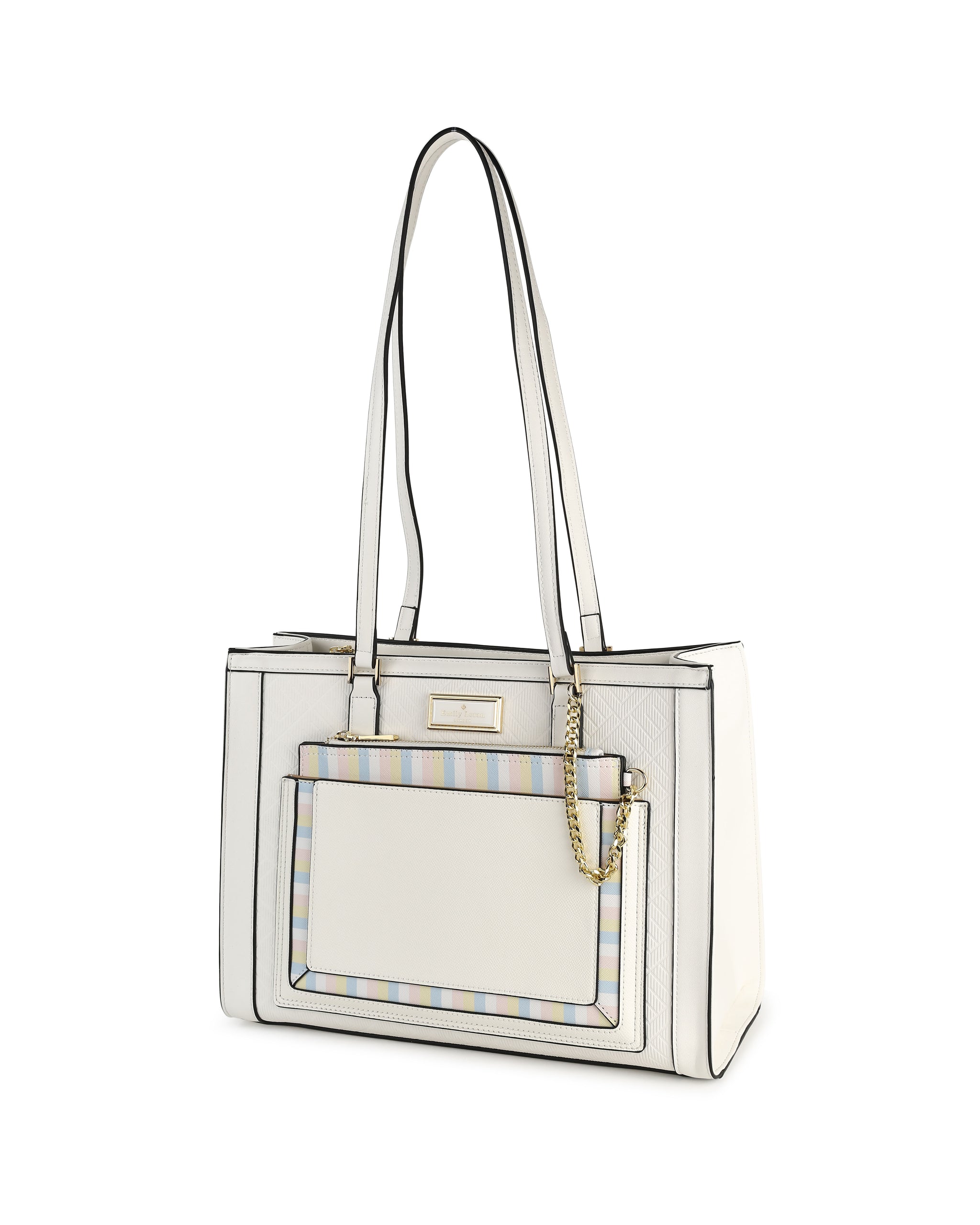 Flora Tote Bag - White