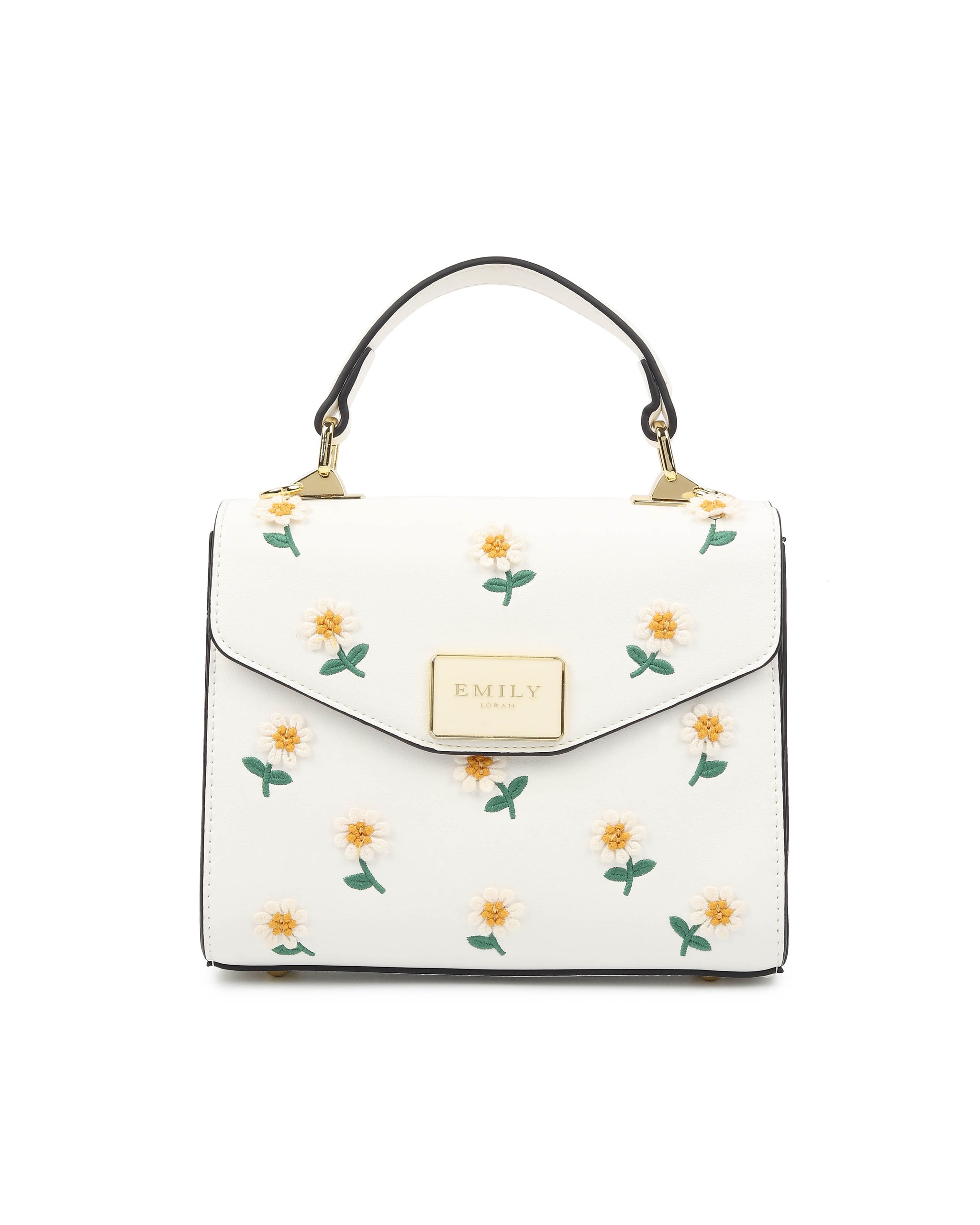 Daisy Crossbody Bag - White