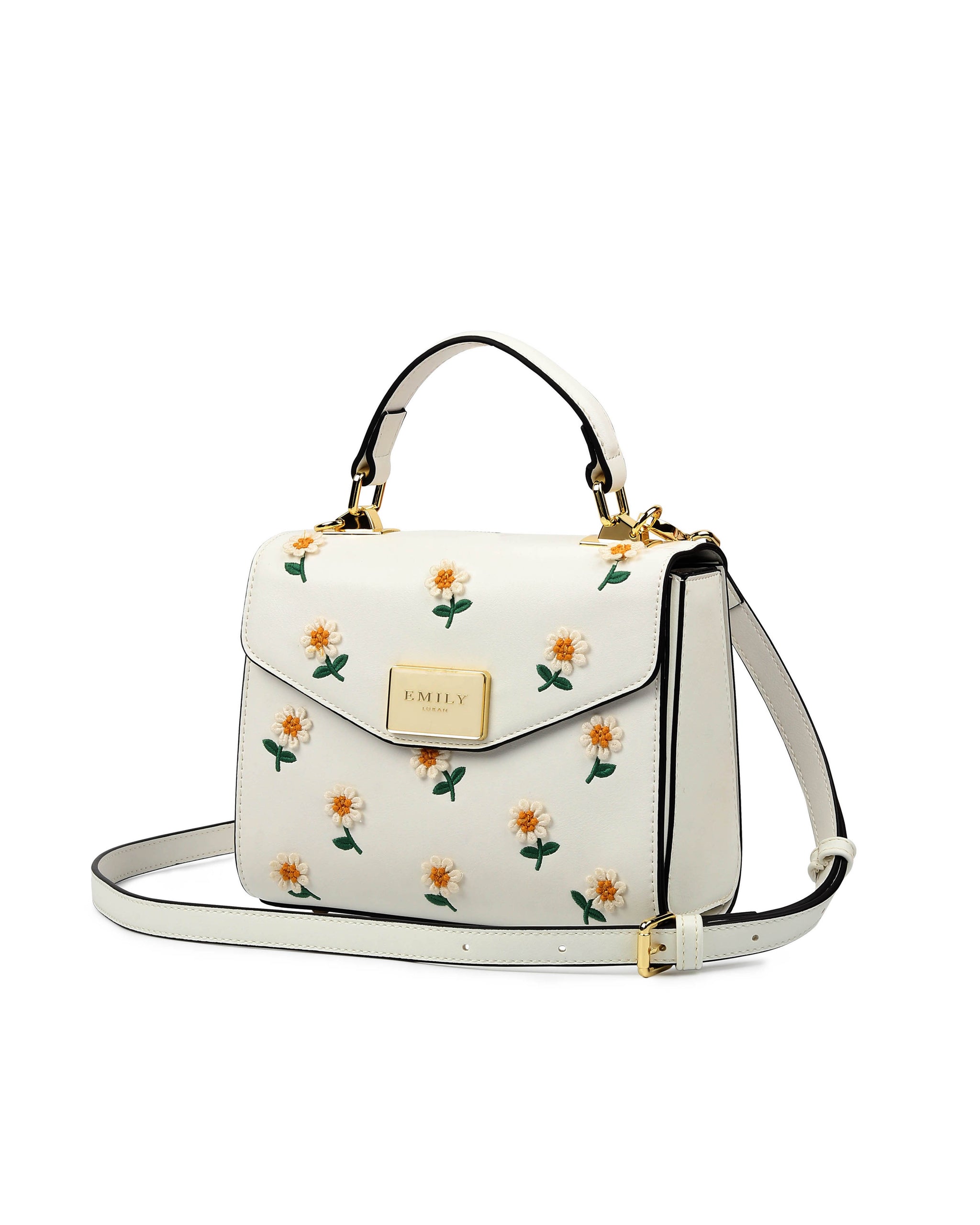 Daisy Crossbody Bag - White