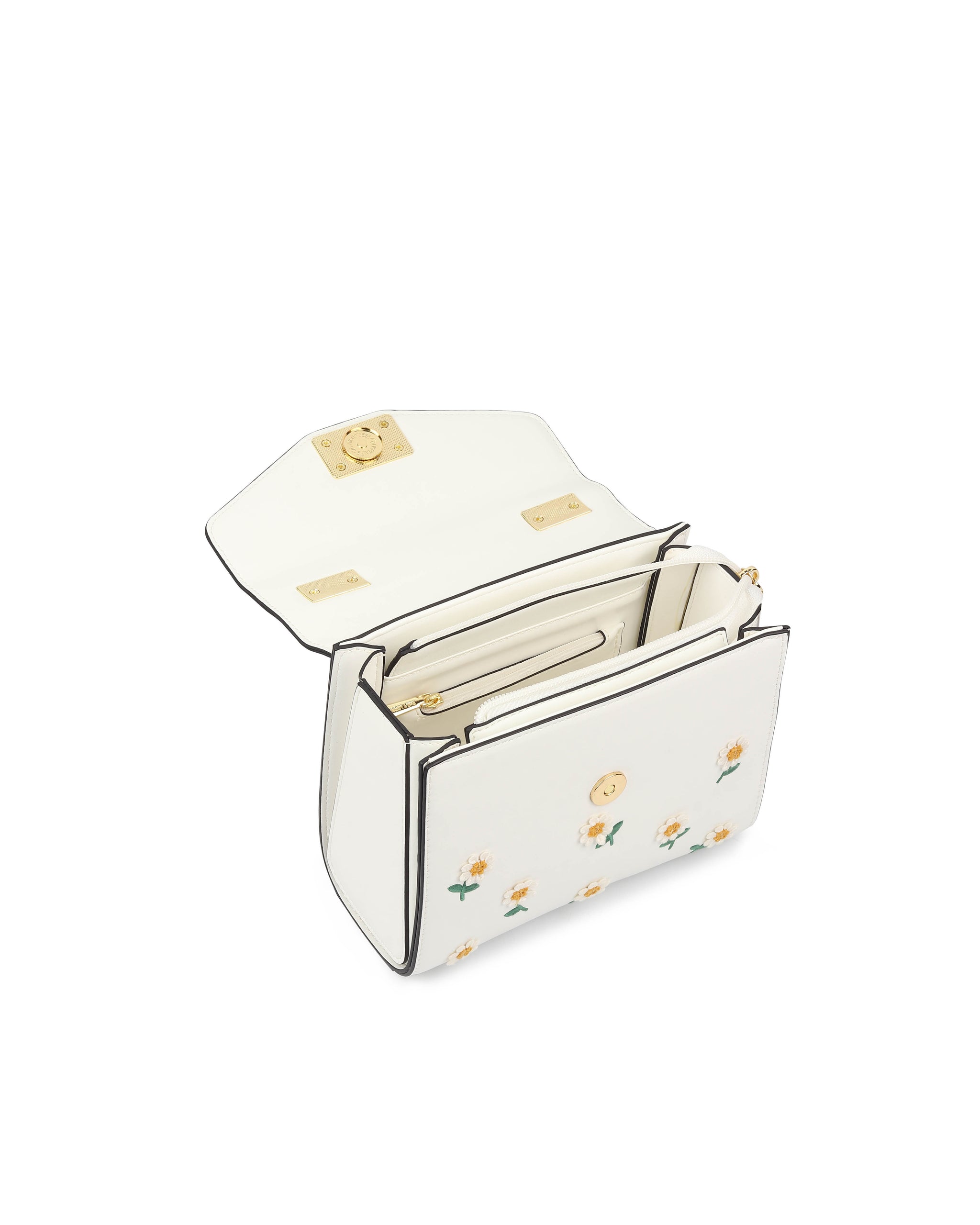 Daisy Crossbody Bag - White