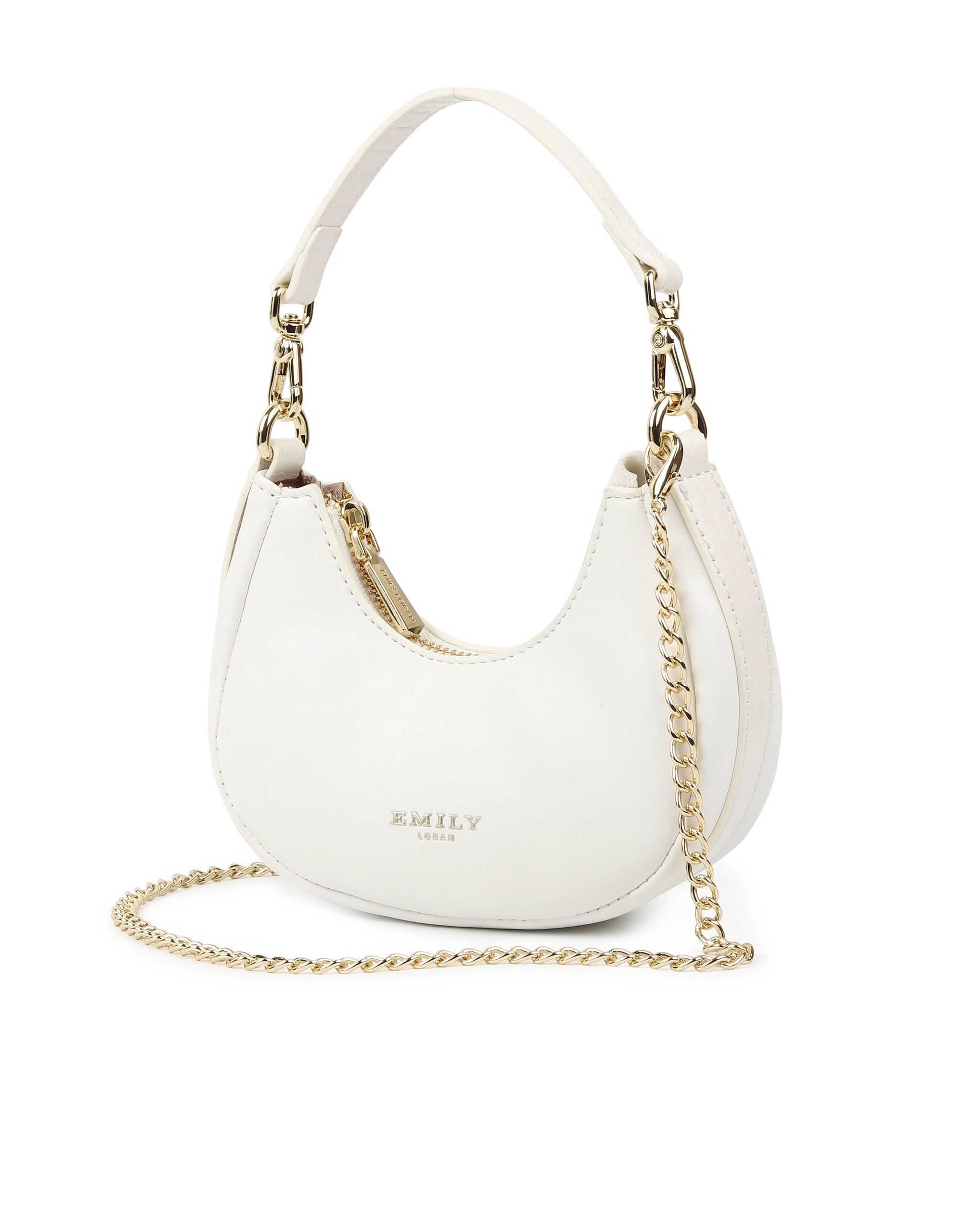 Mini Crescent Bloom Sling - White