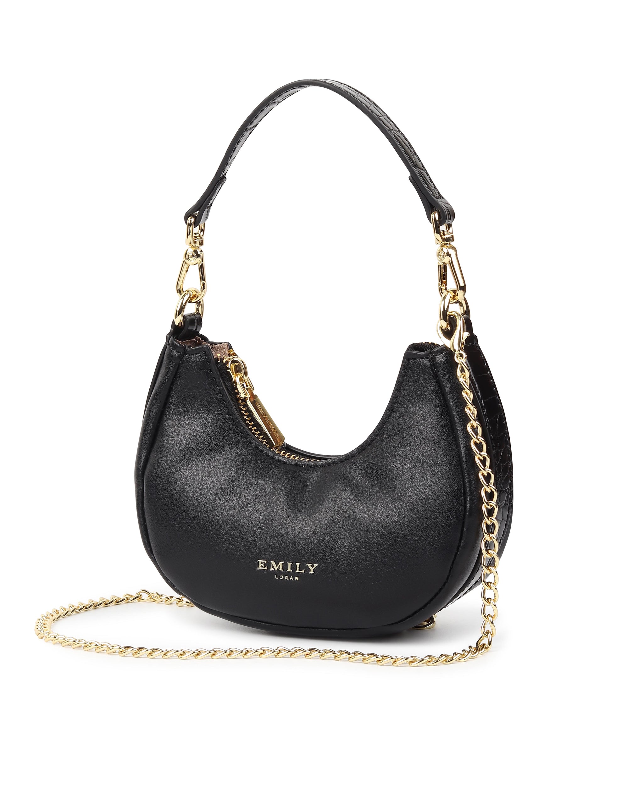 Mini Crescent Bloom Sling - Black