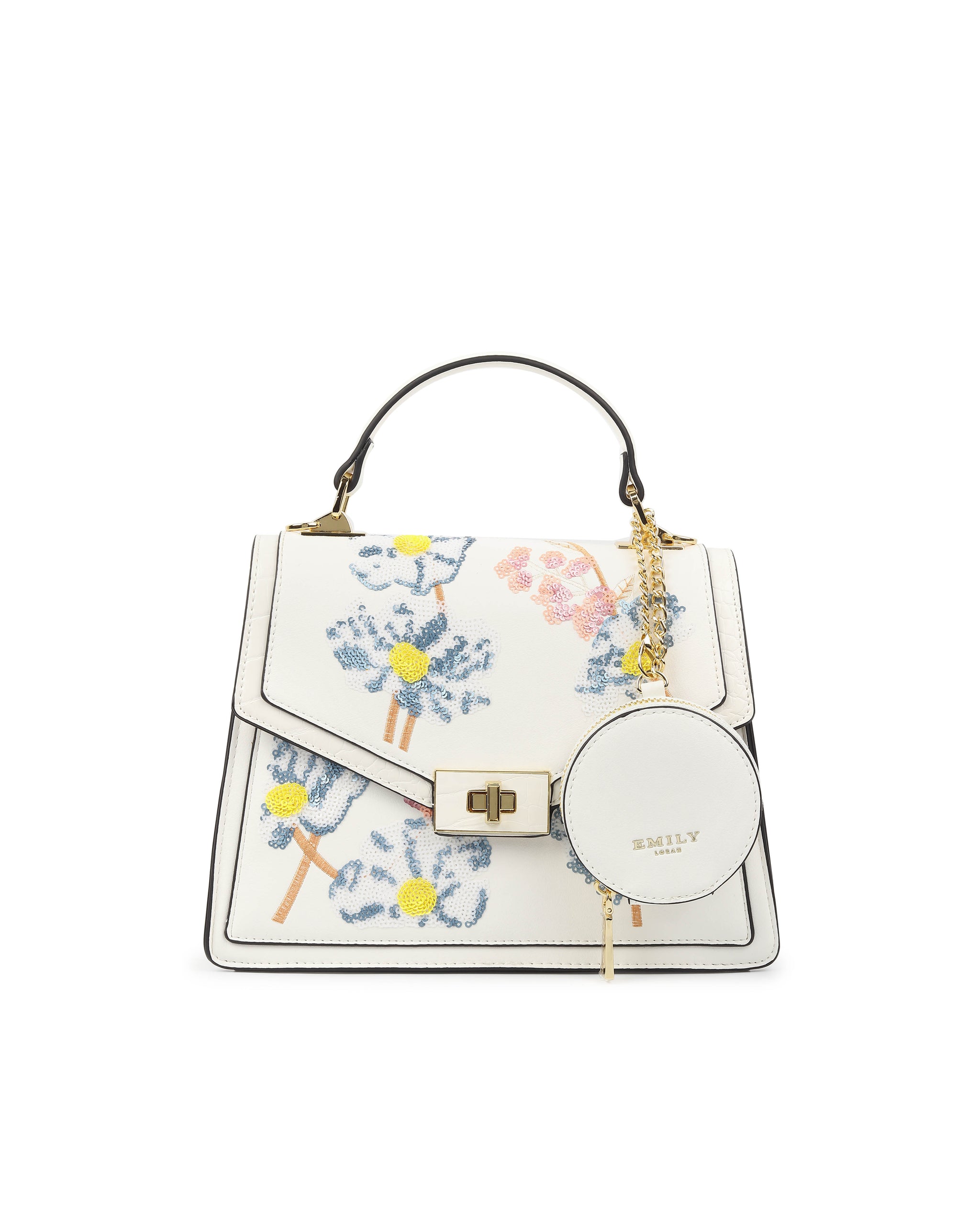 Jardin Handbag - White