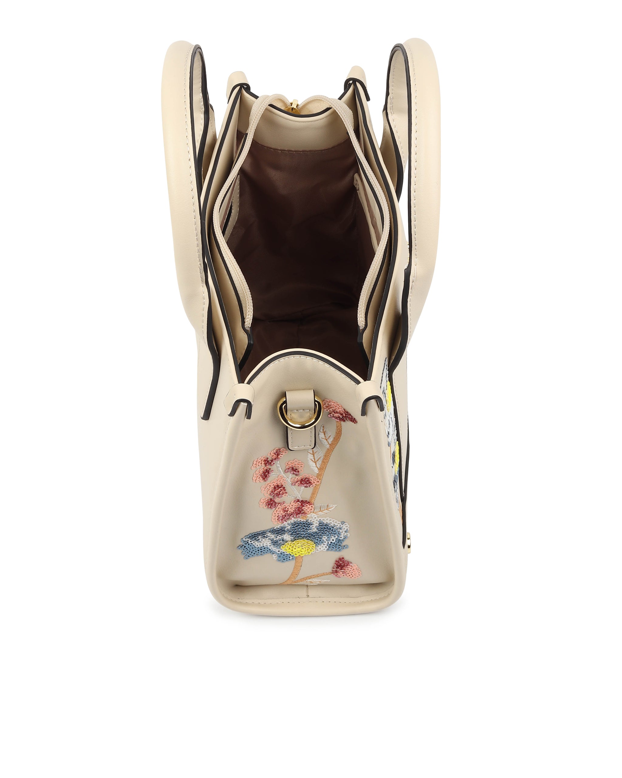 Botanical Handbag - Beige