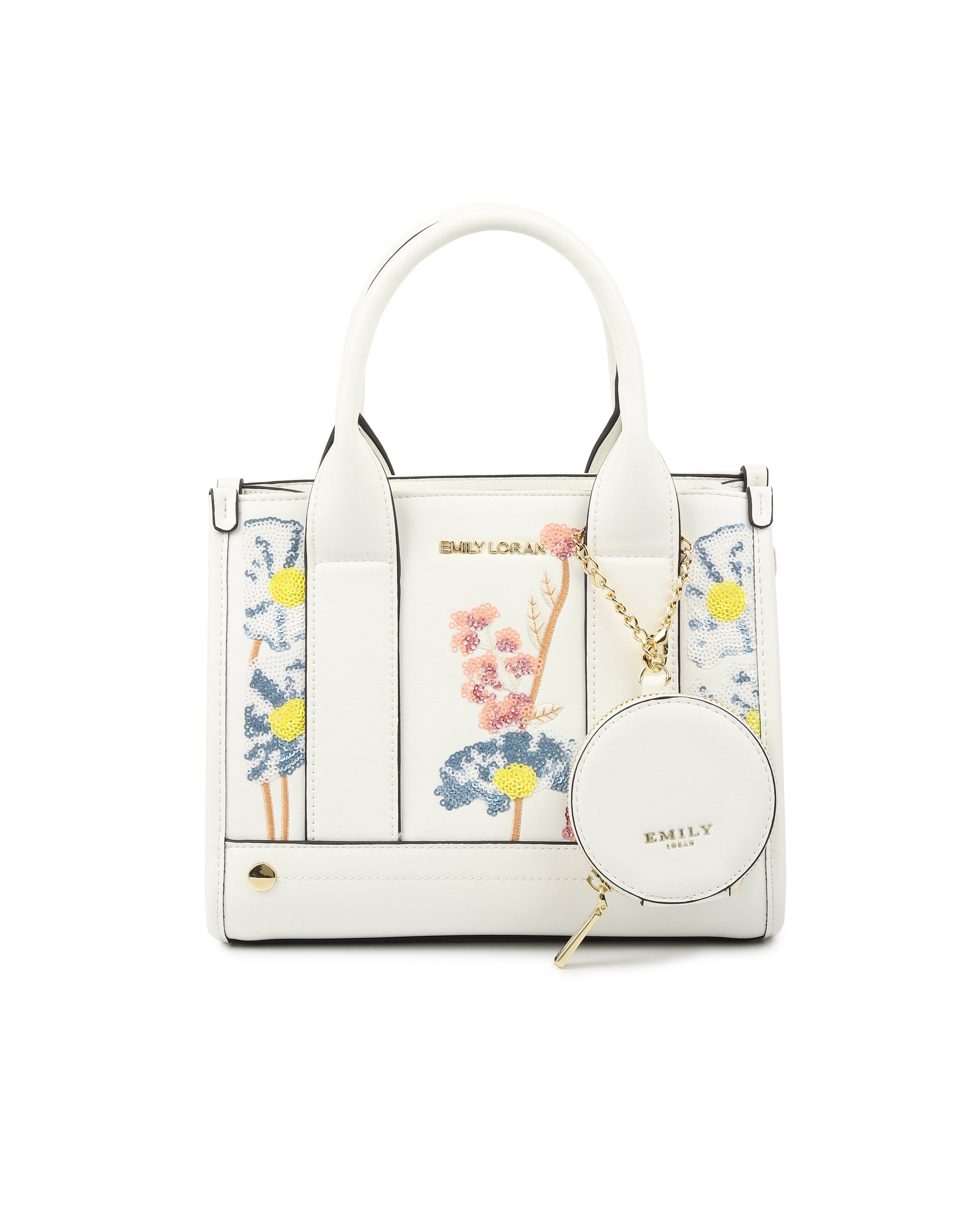 Botanical Handbag - White