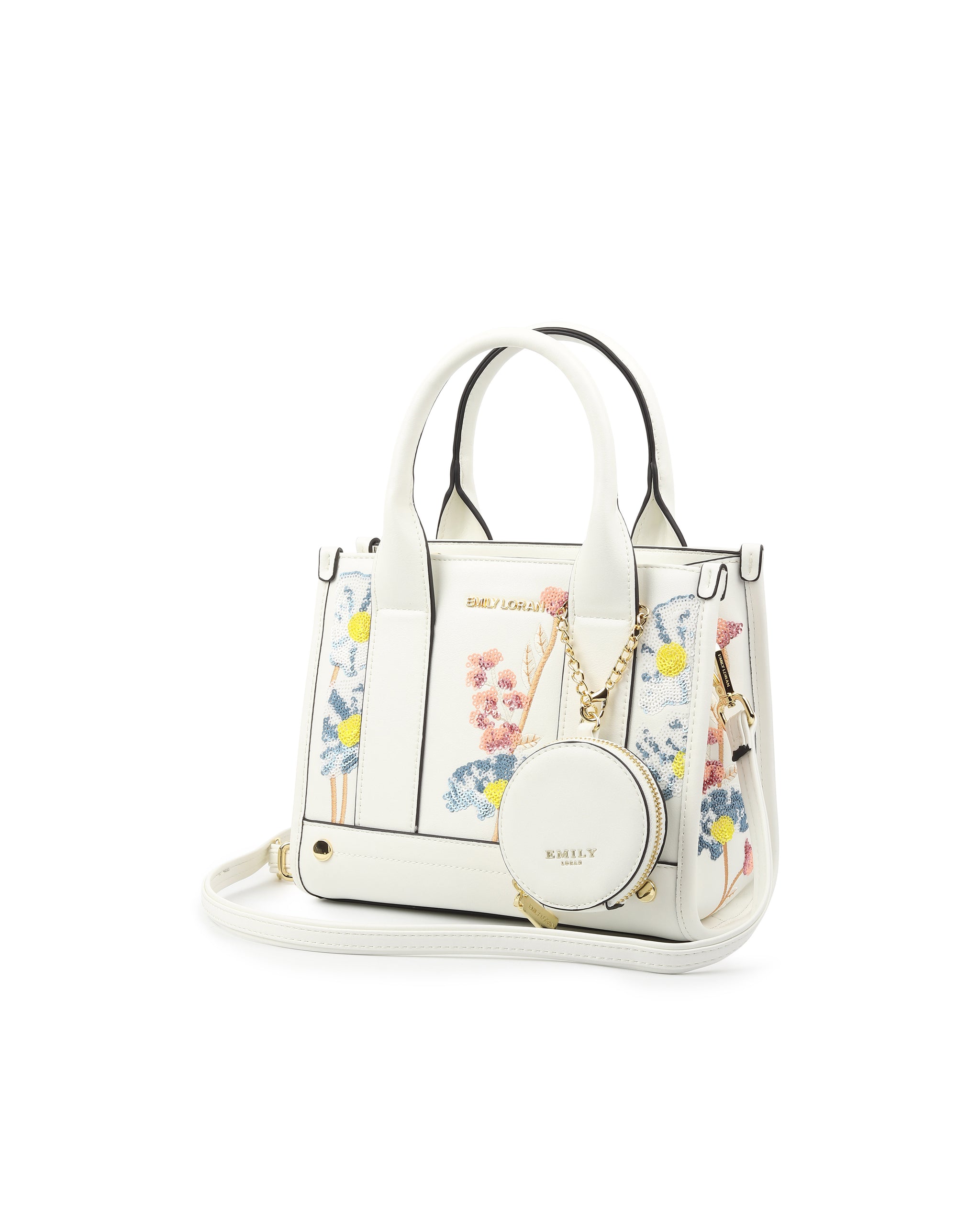 Botanical Handbag - White