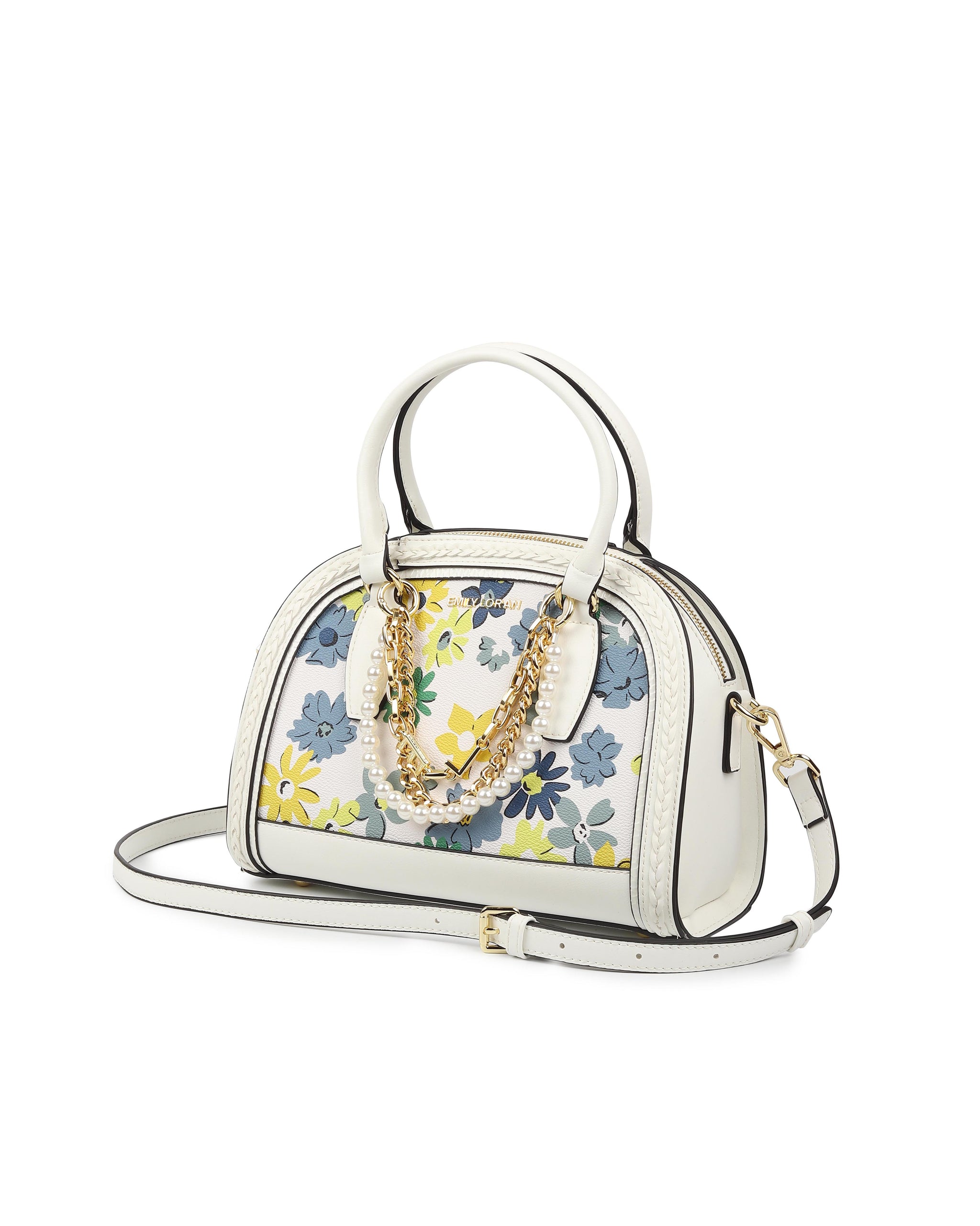 Blossom Handbag - White