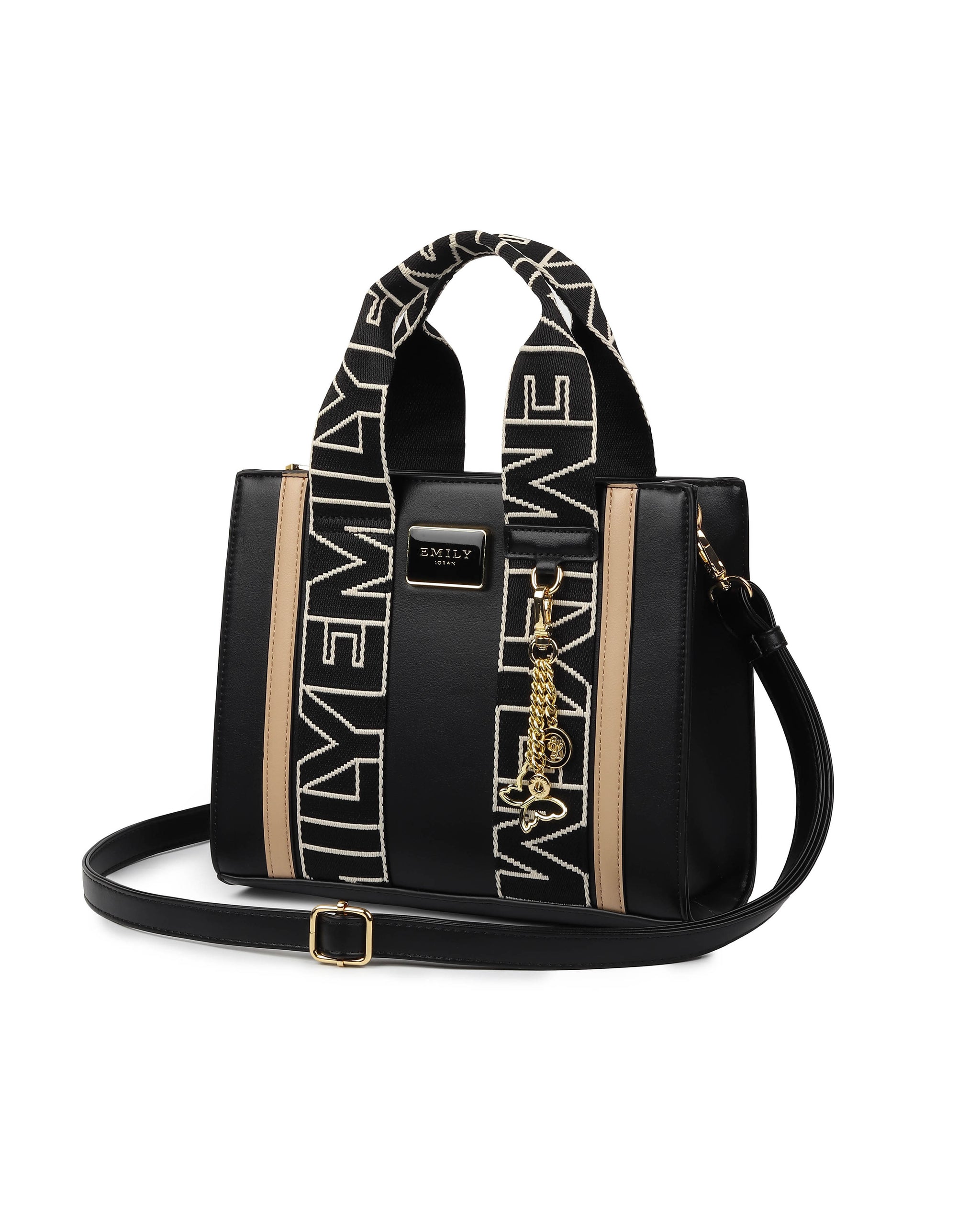 Emily Mini Tote Bag - Black