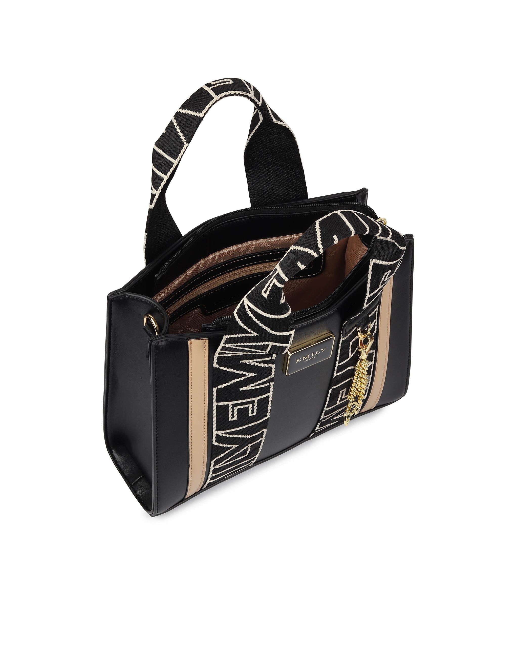 Emily Mini Tote Bag - Black