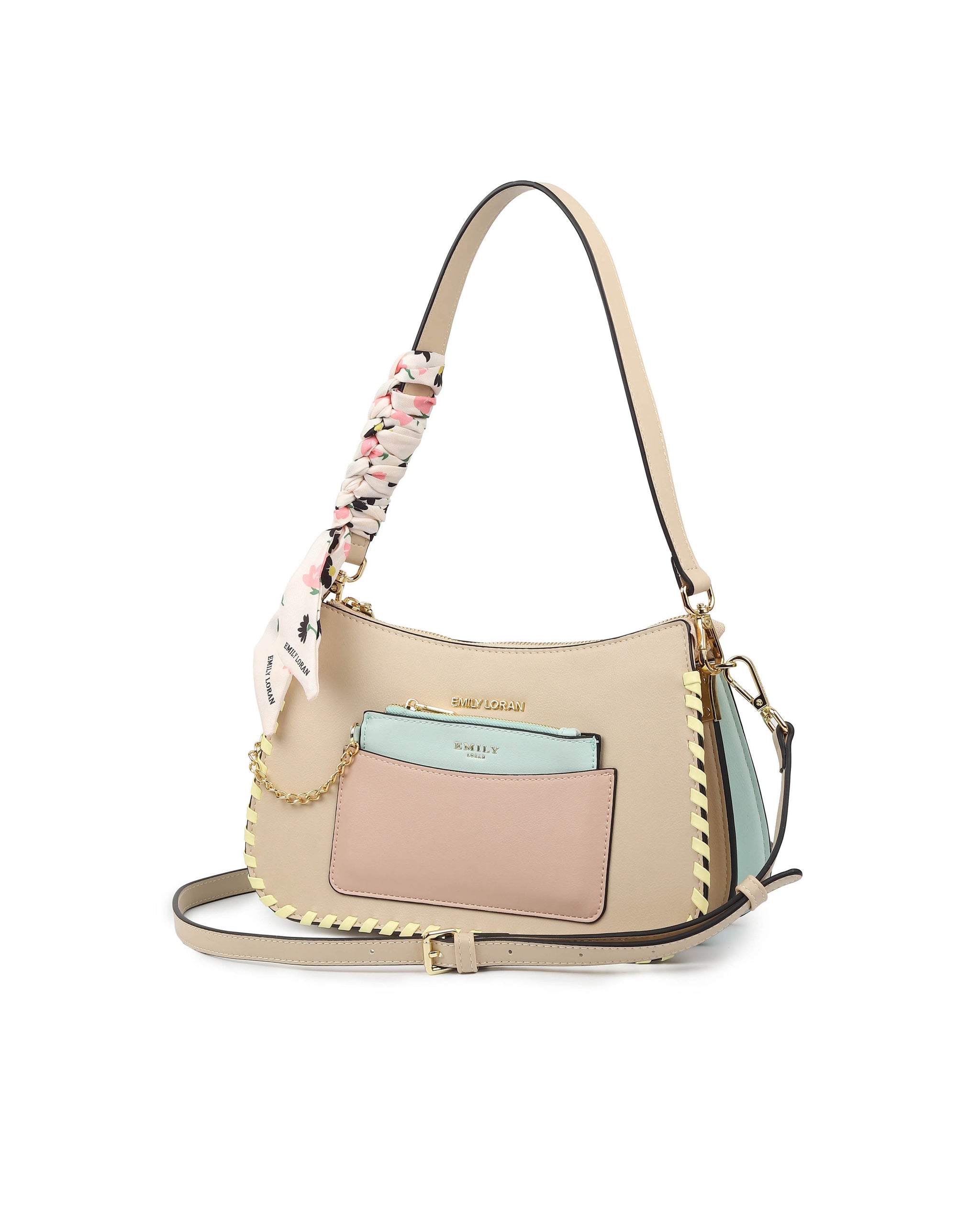 Dewdrop Shoulder Bag - Beige
