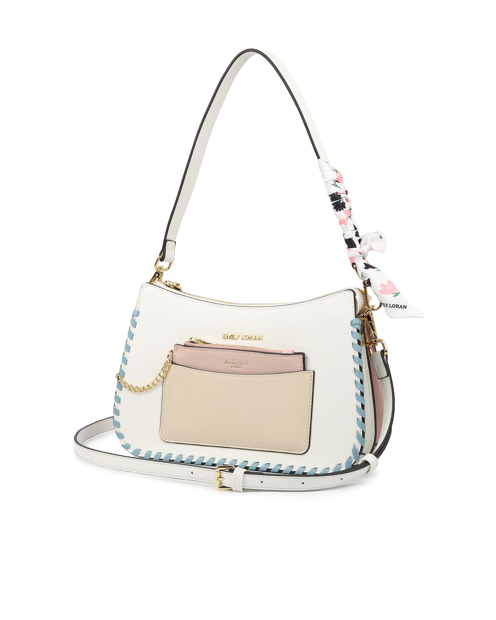 Dewdrop Shoulder Bag - White