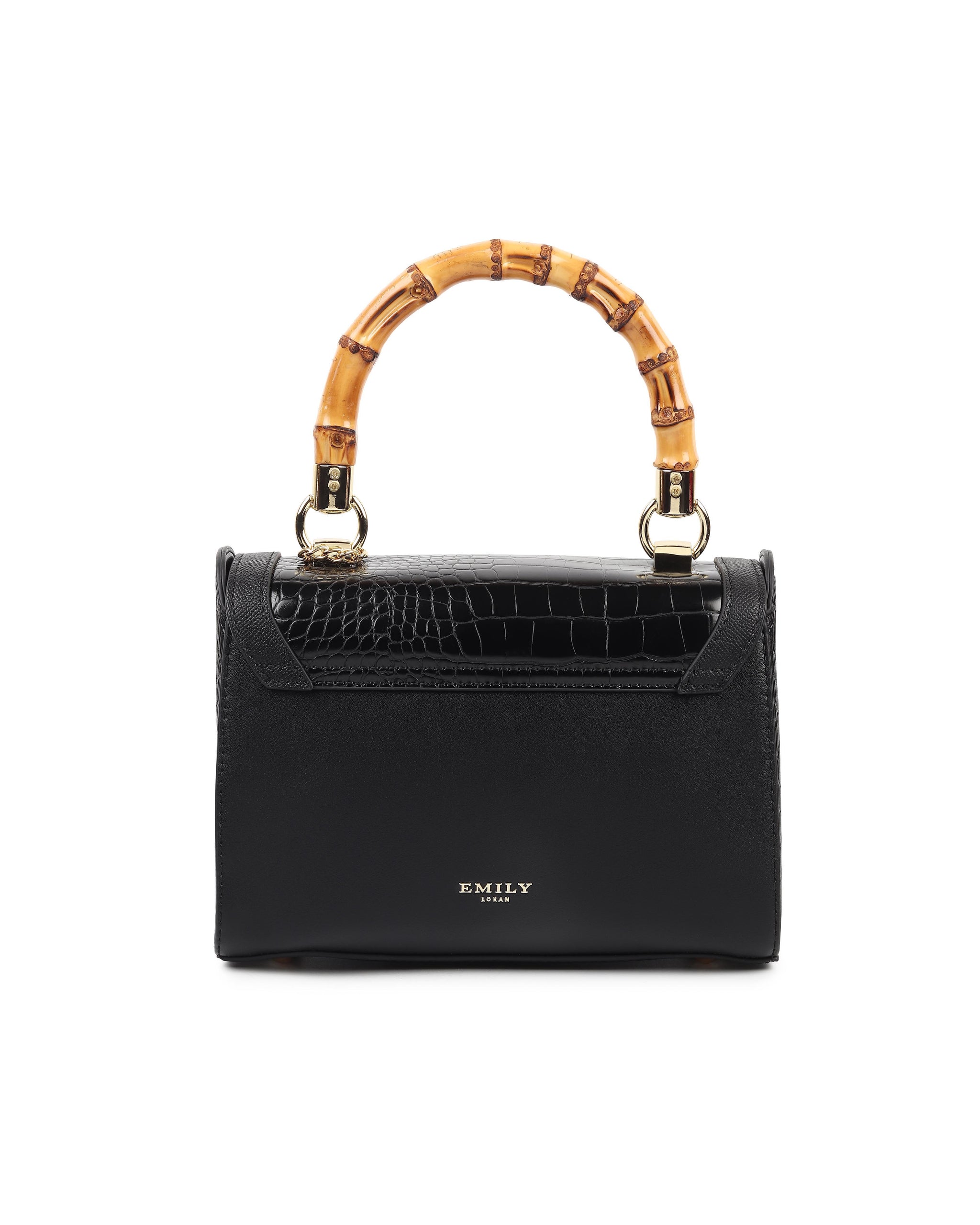 Trellis Handbag - Black