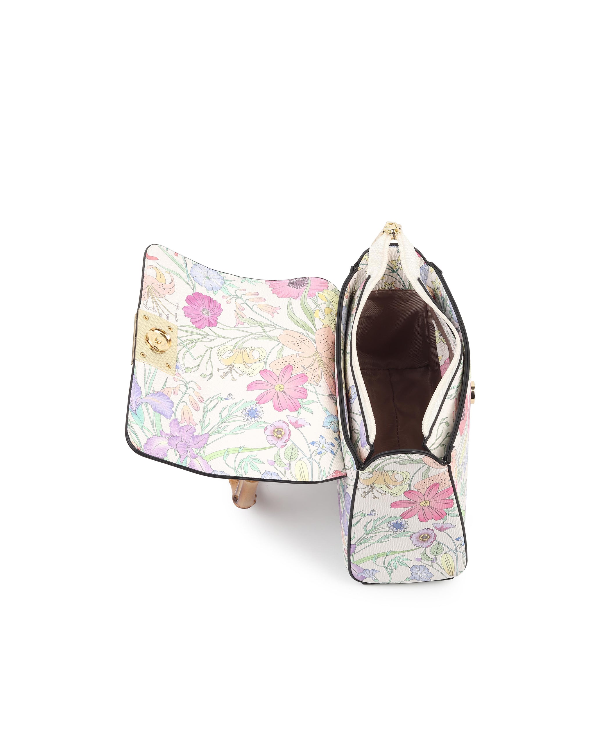 Trellis Handbag - Floral
