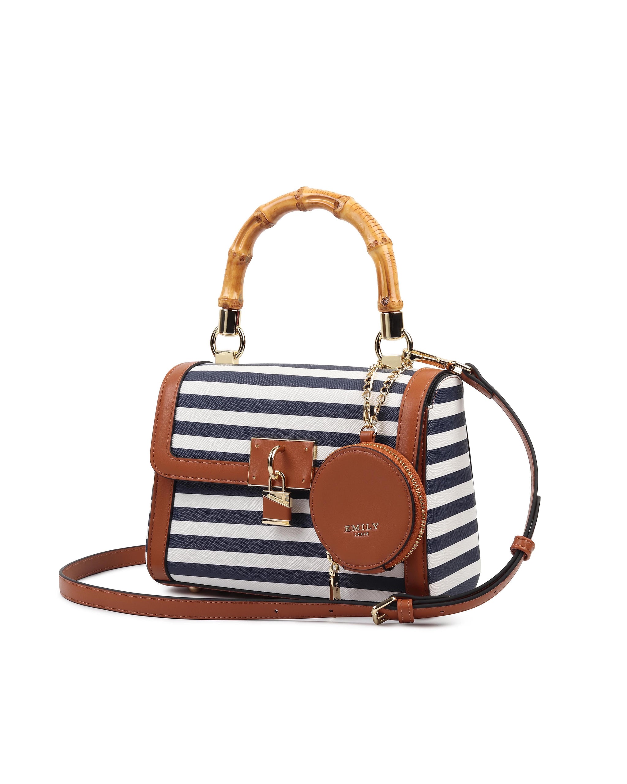Trellis Handbag - Striped