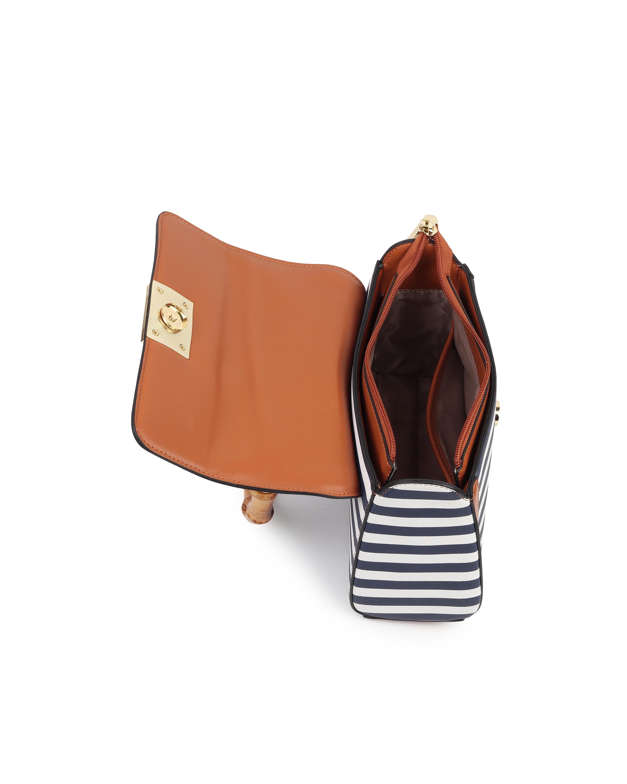 Trellis Handbag - Striped