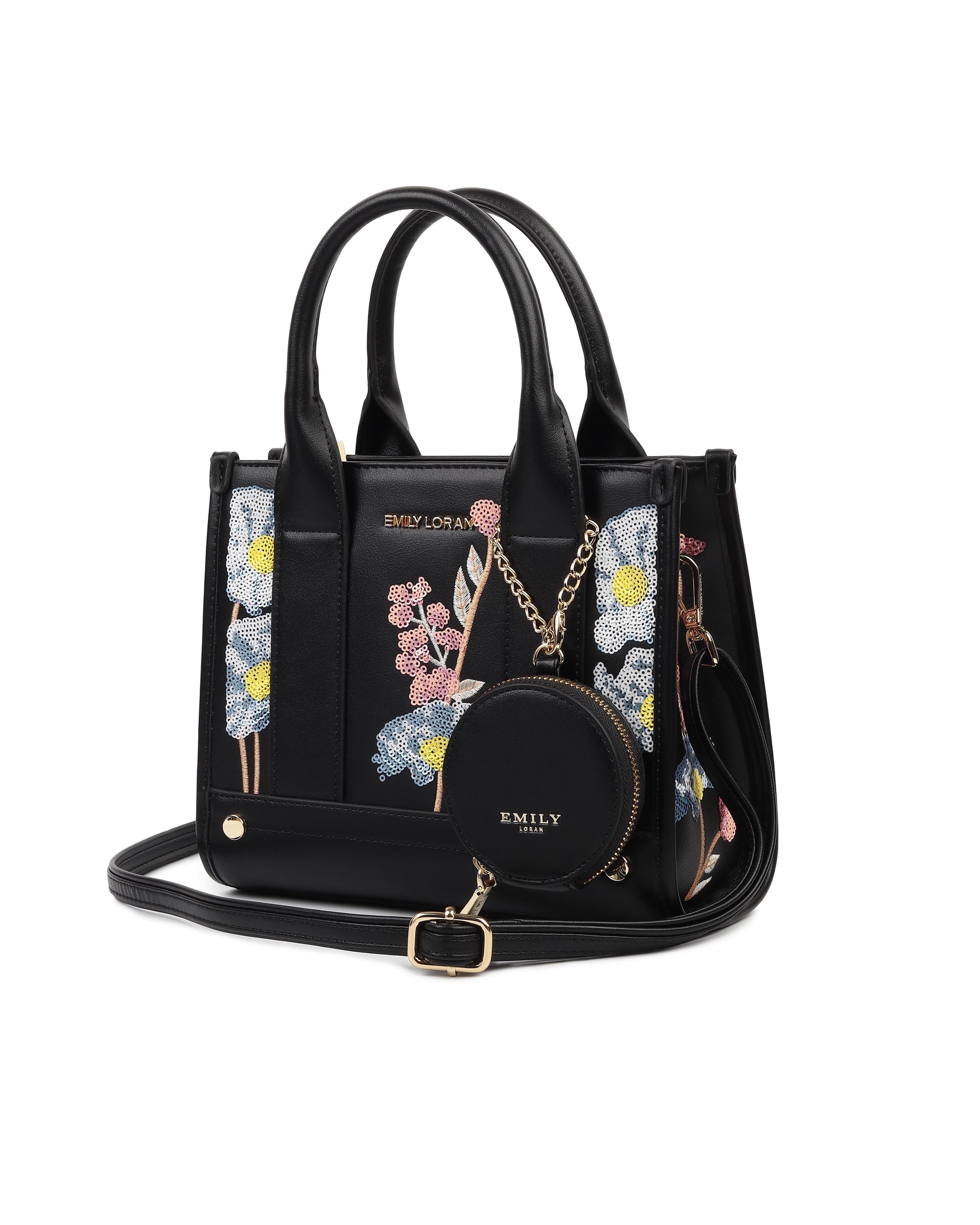 Botanical Handbag - Black