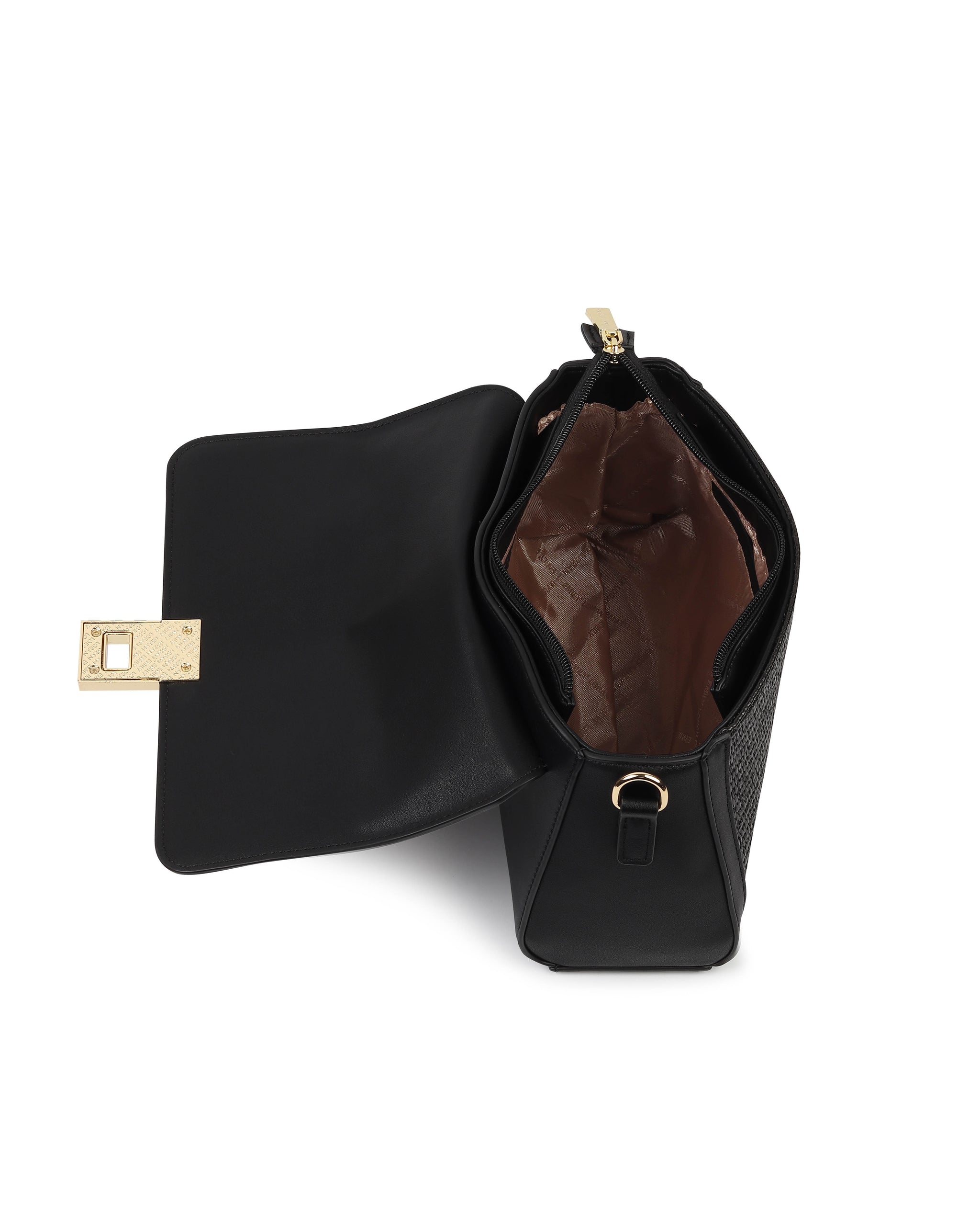 Wildflower Crossbody Bag - Black