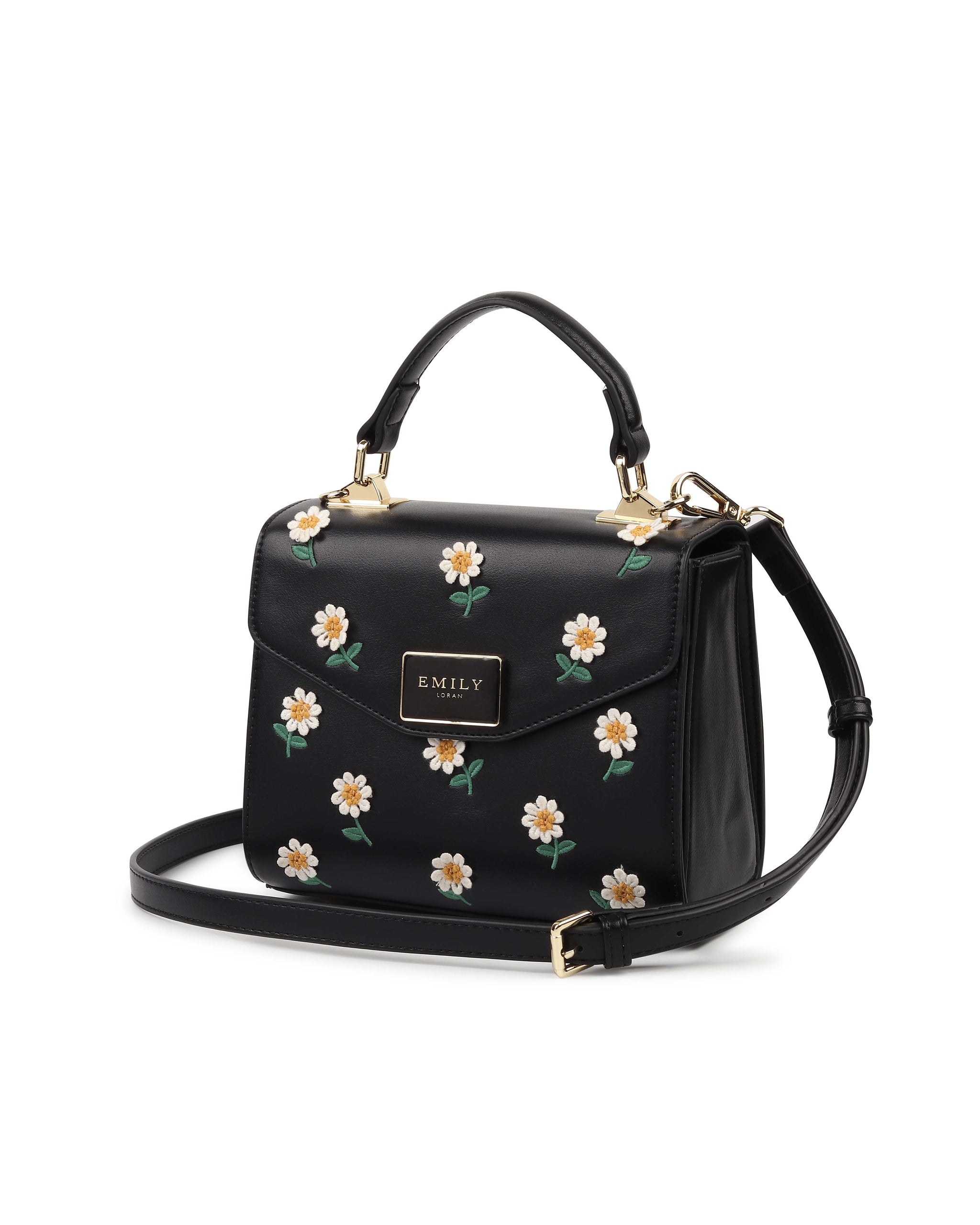 Daisy Crossbody Bag - Black