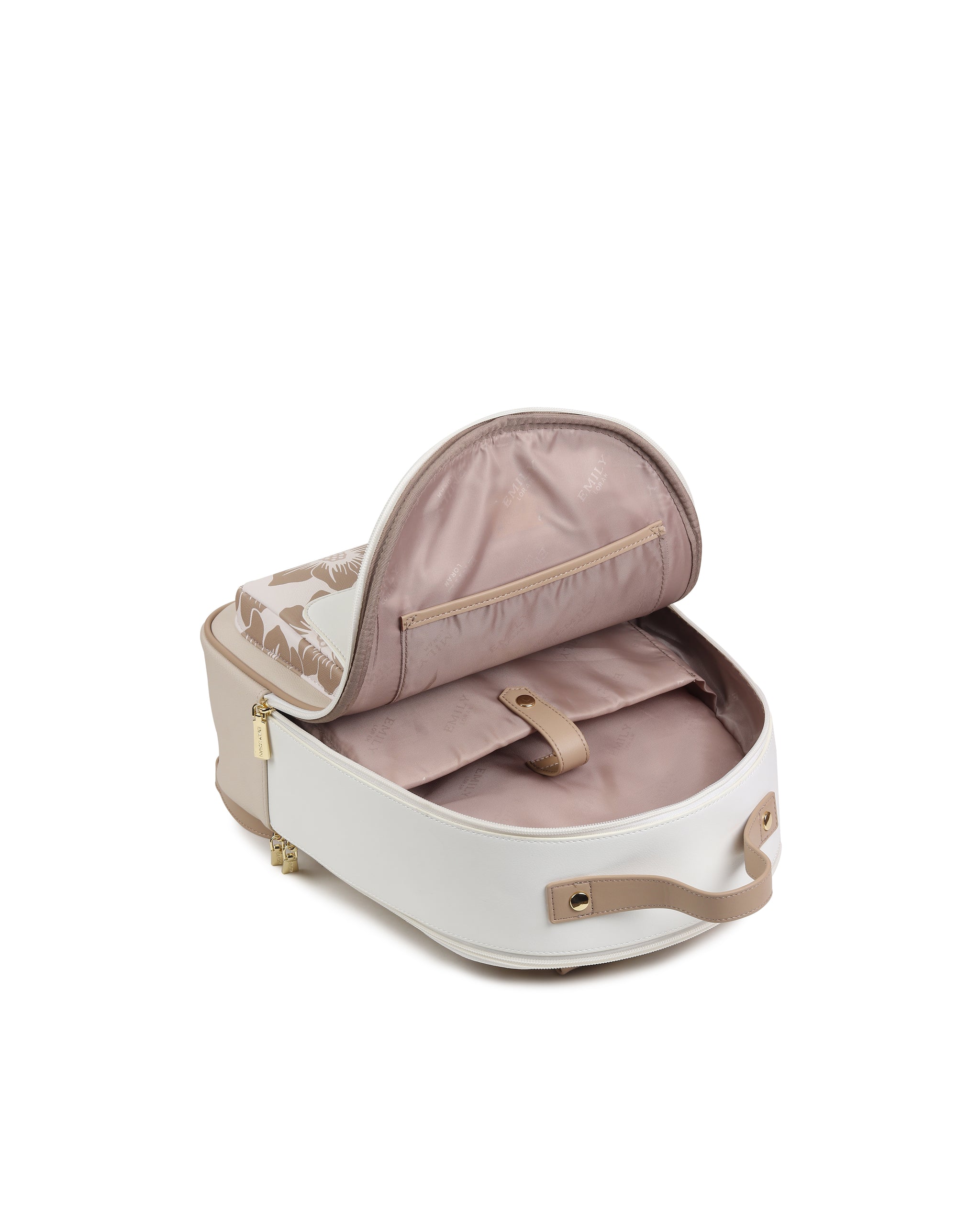 Willow Bagpack - Beige Floral