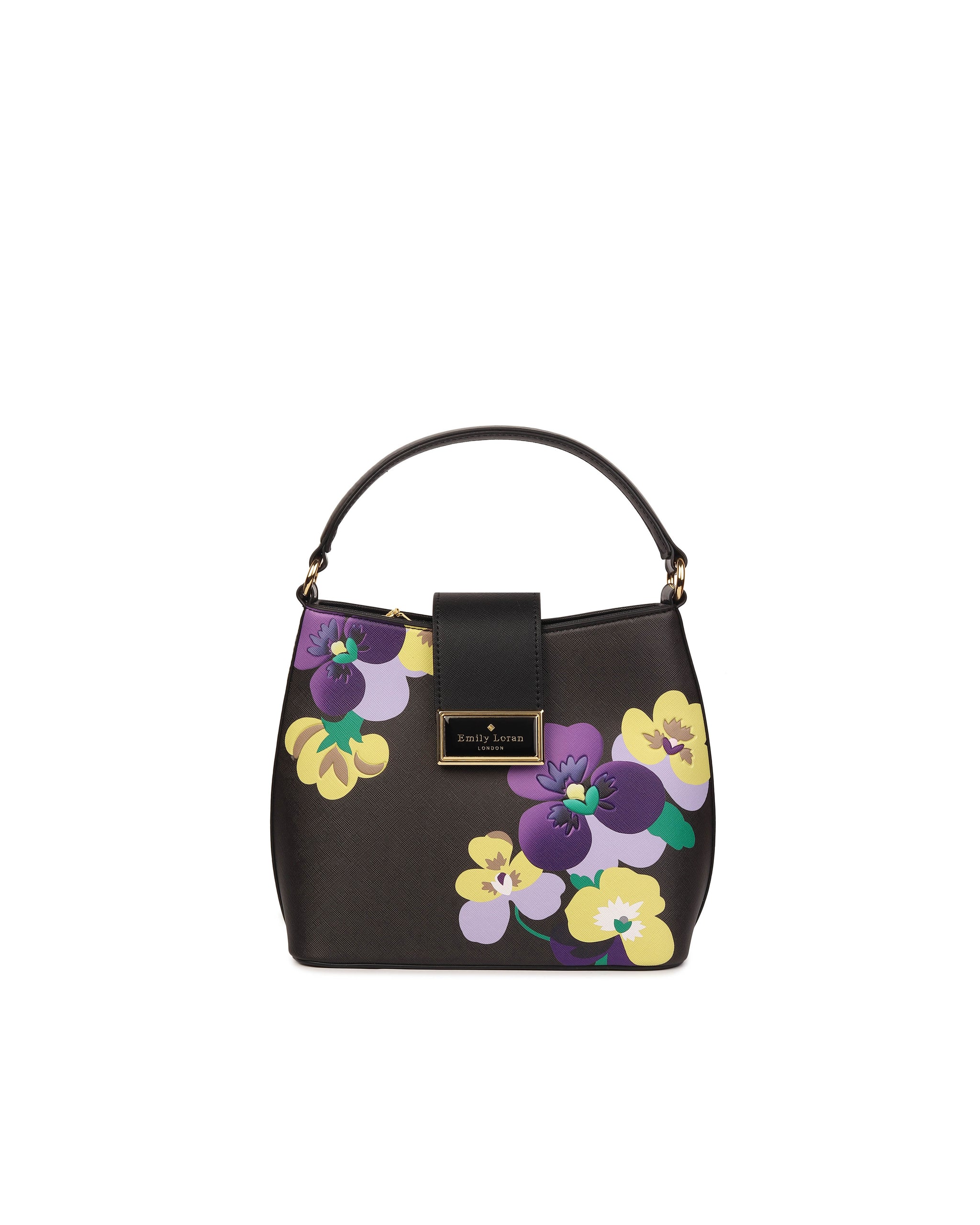 Viola Grace Shoulder Bag - Black