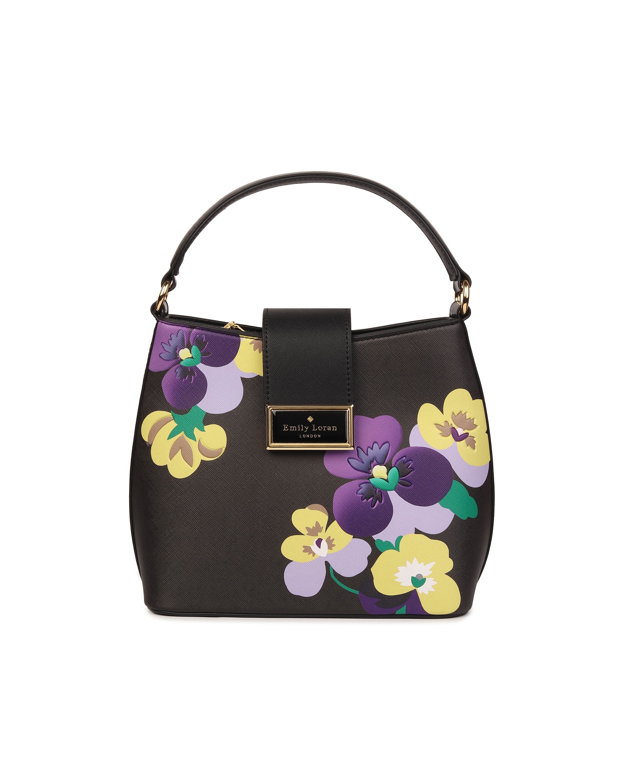 Viola Grace Shoulder Bag - Black