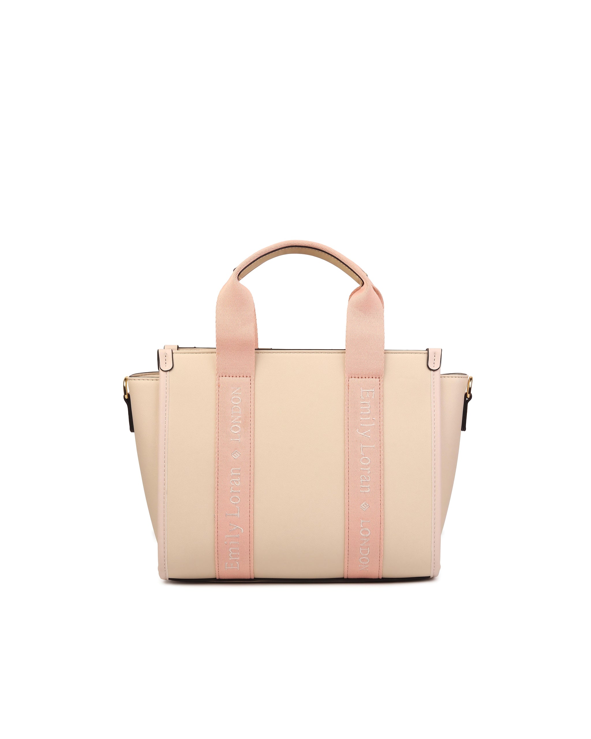 Signature Stripe Tote Bag- Pink