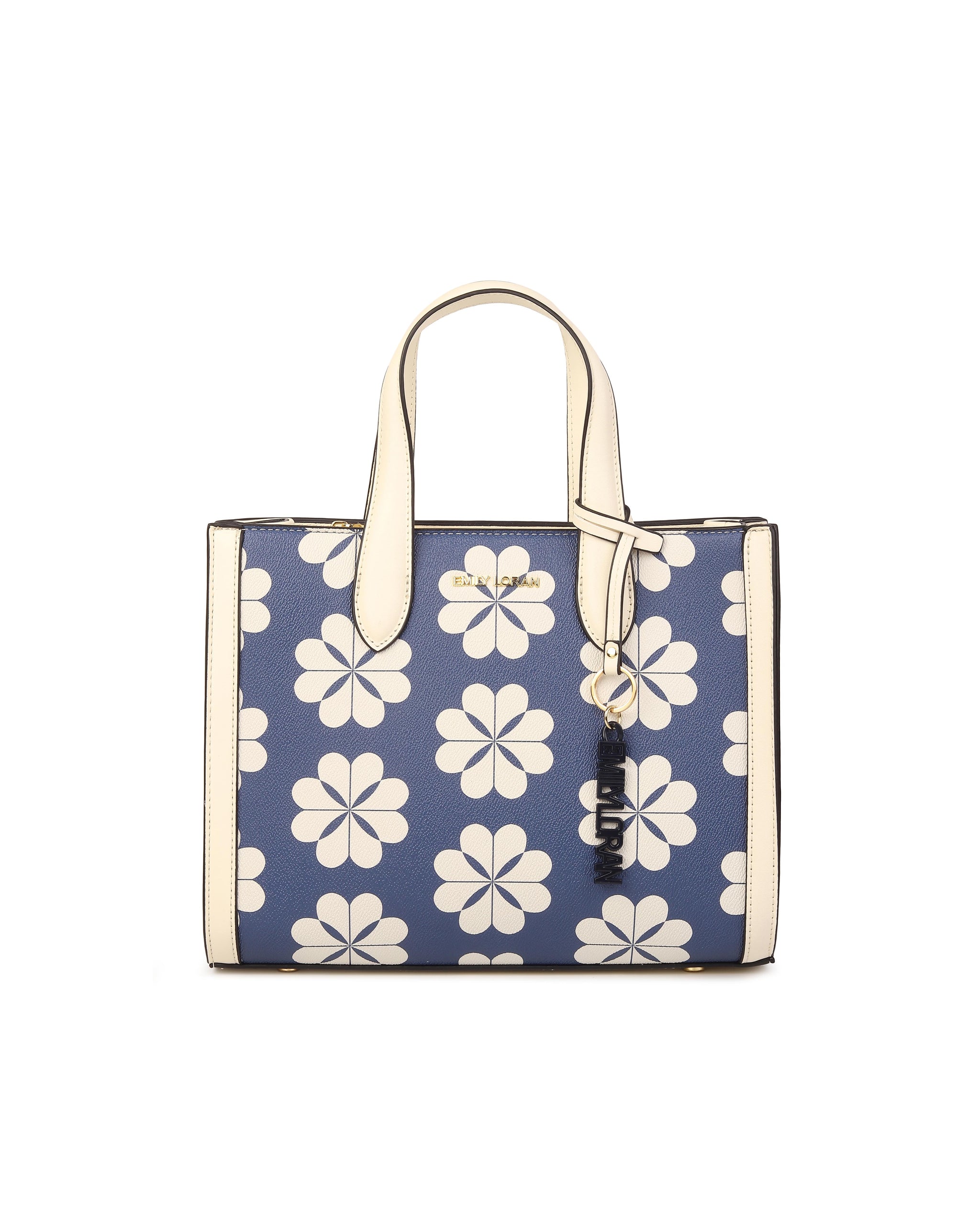 Daisy Bloom Tote Bag - Blue