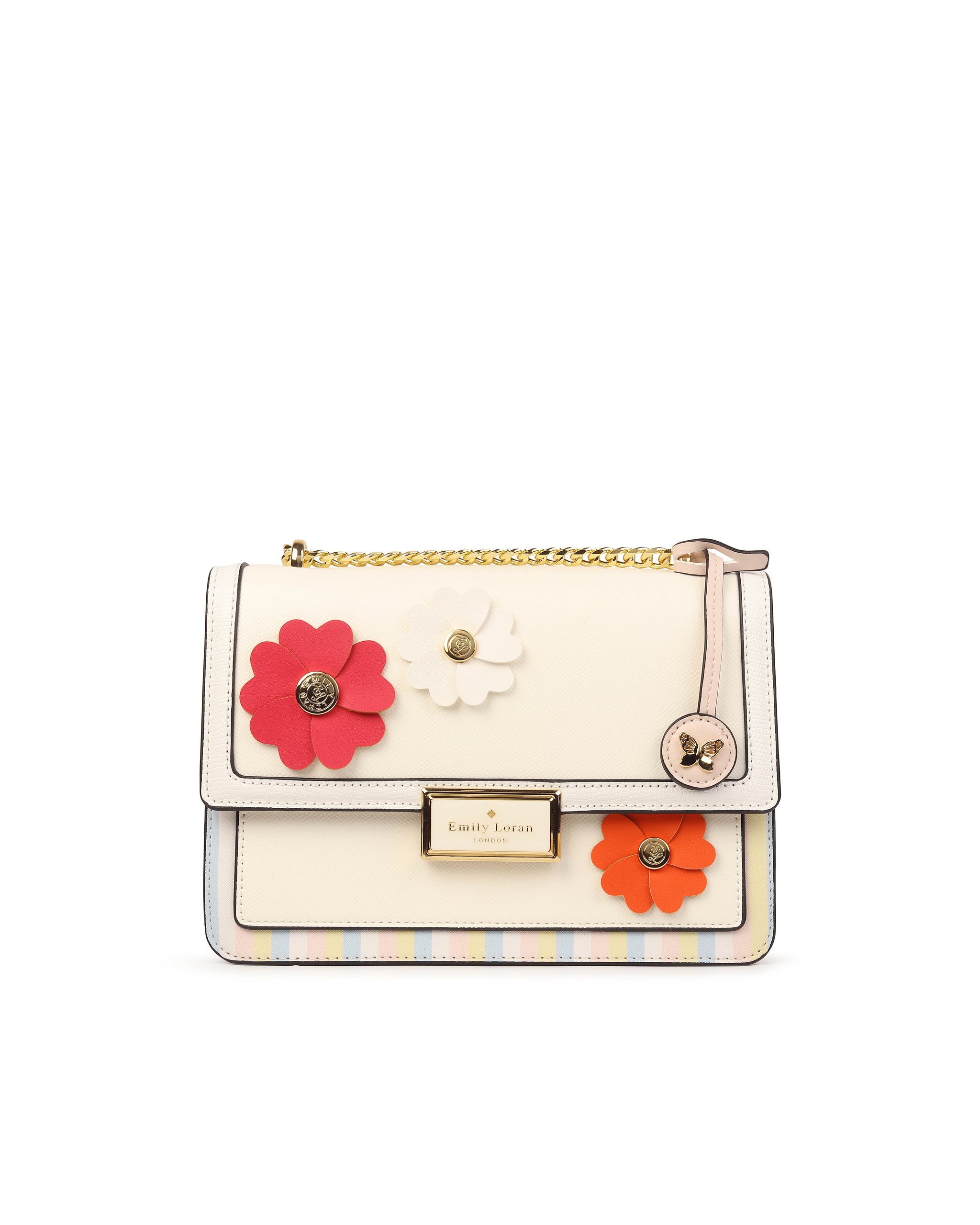 Rosette Luxe Shoulder Bag - Pink