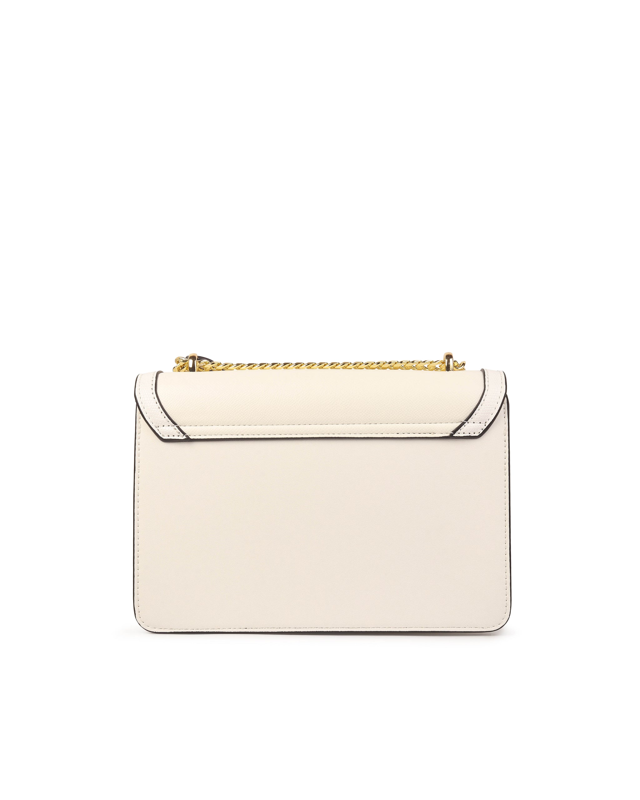 Rosette Luxe Shoulder Bag - White