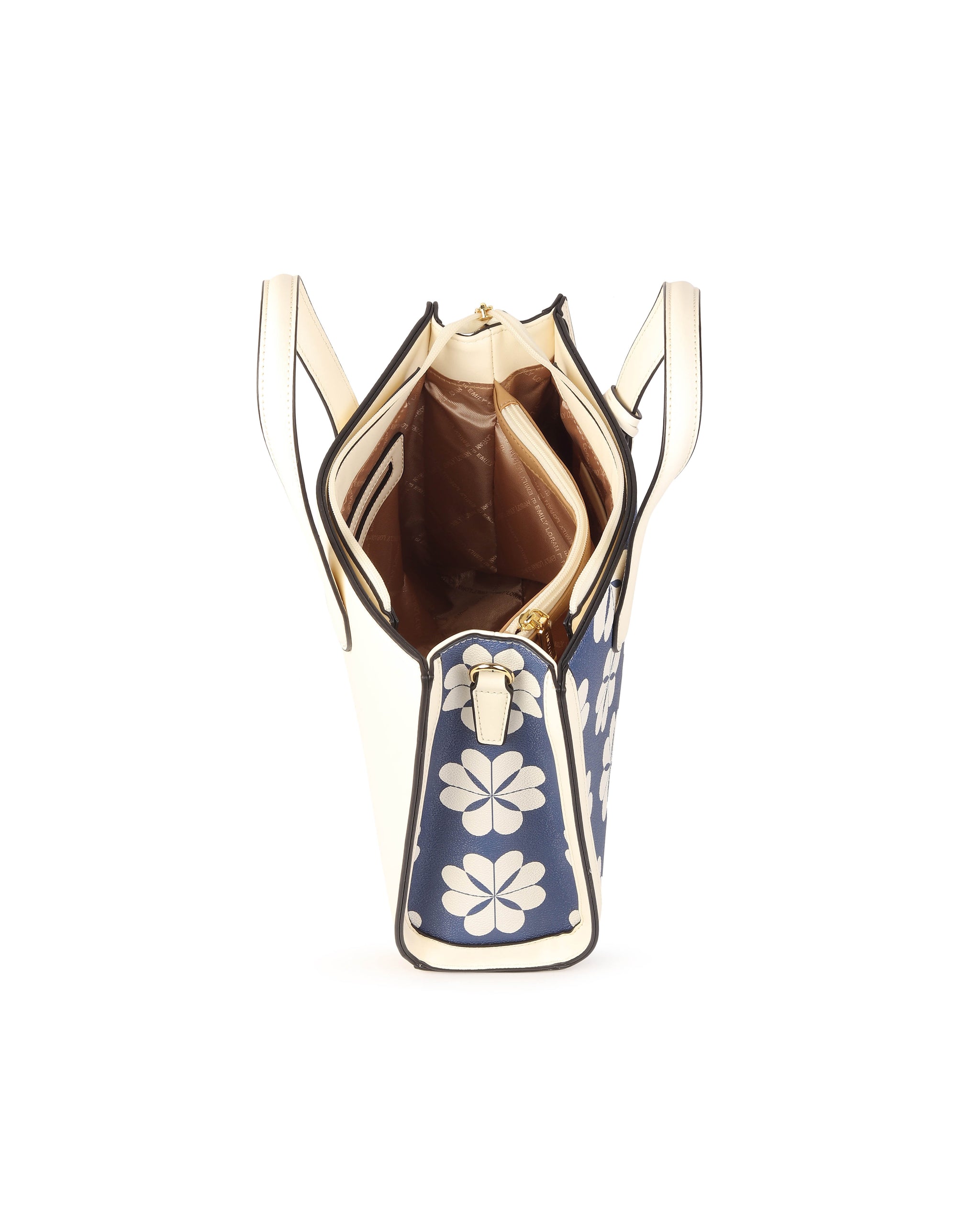 Daisy Bloom Tote Bag - Blue