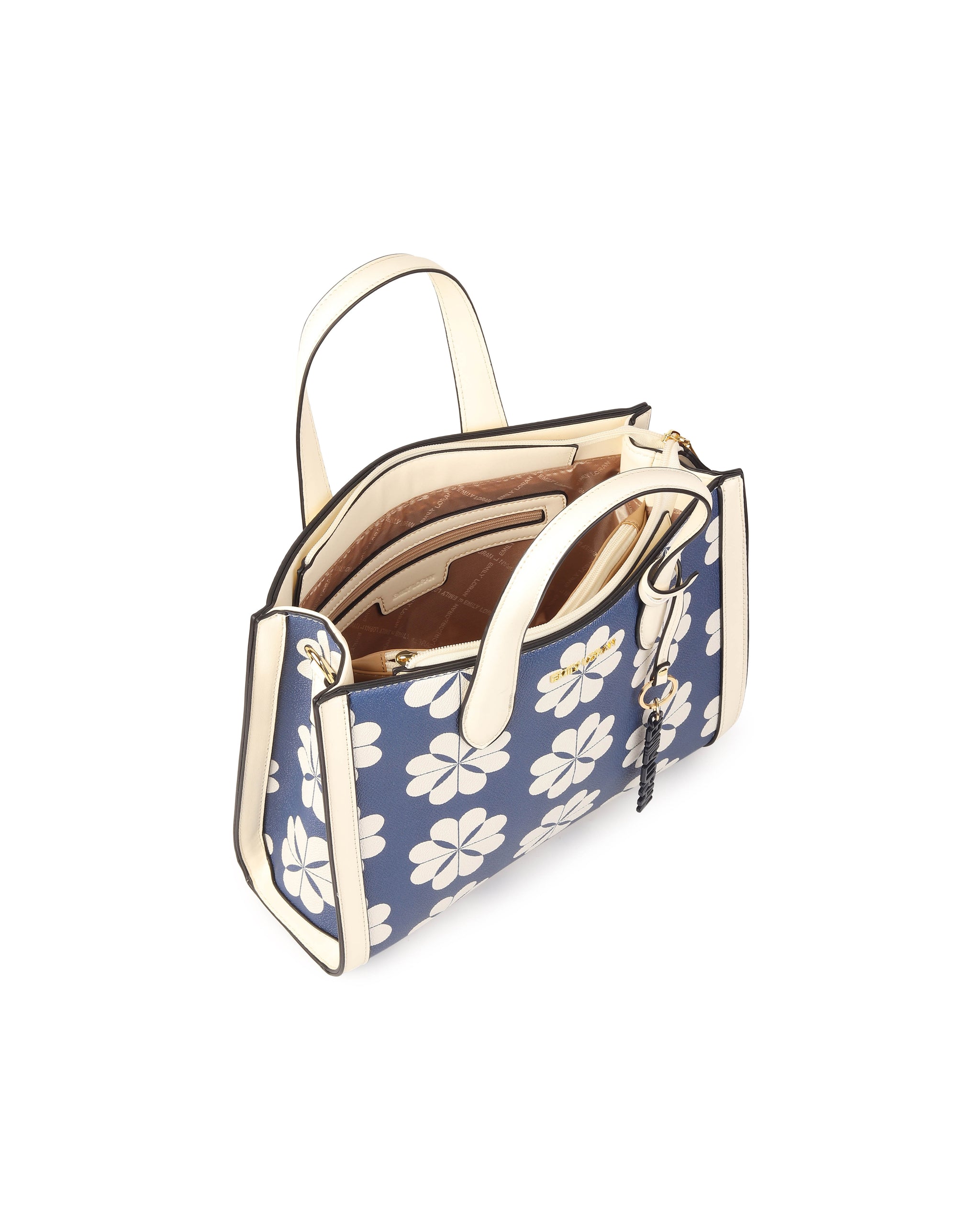 Daisy Bloom Tote Bag - Blue