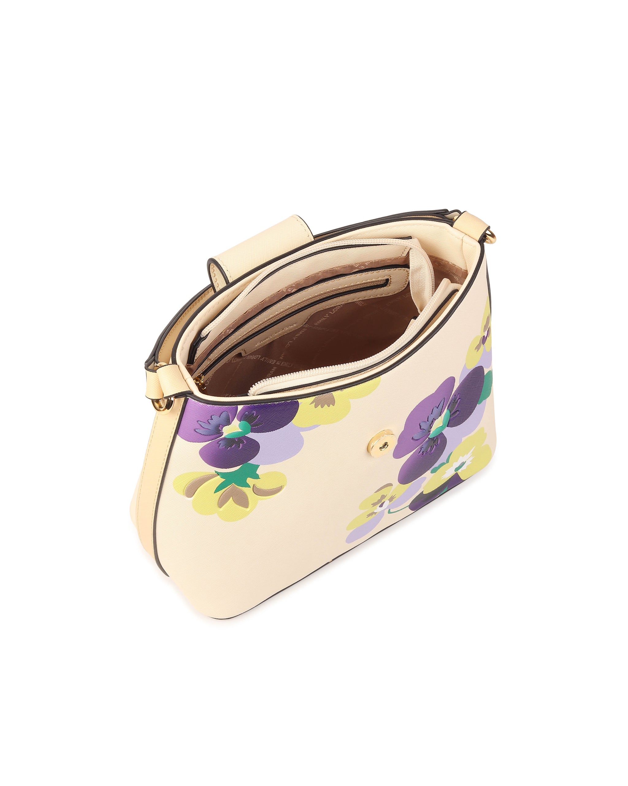 Viola Grace Shoulder Bag - Beige