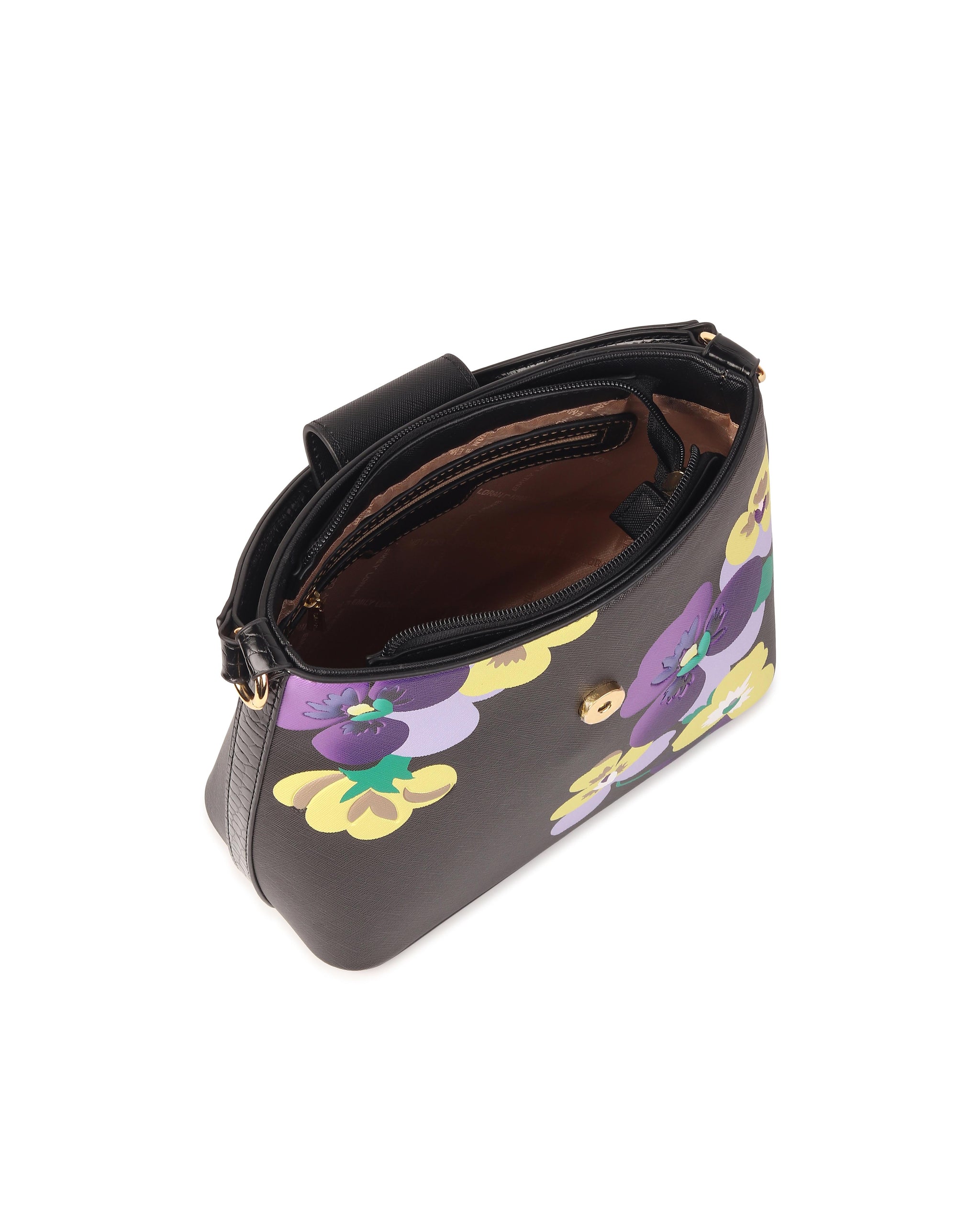 Viola Grace Shoulder Bag - Black