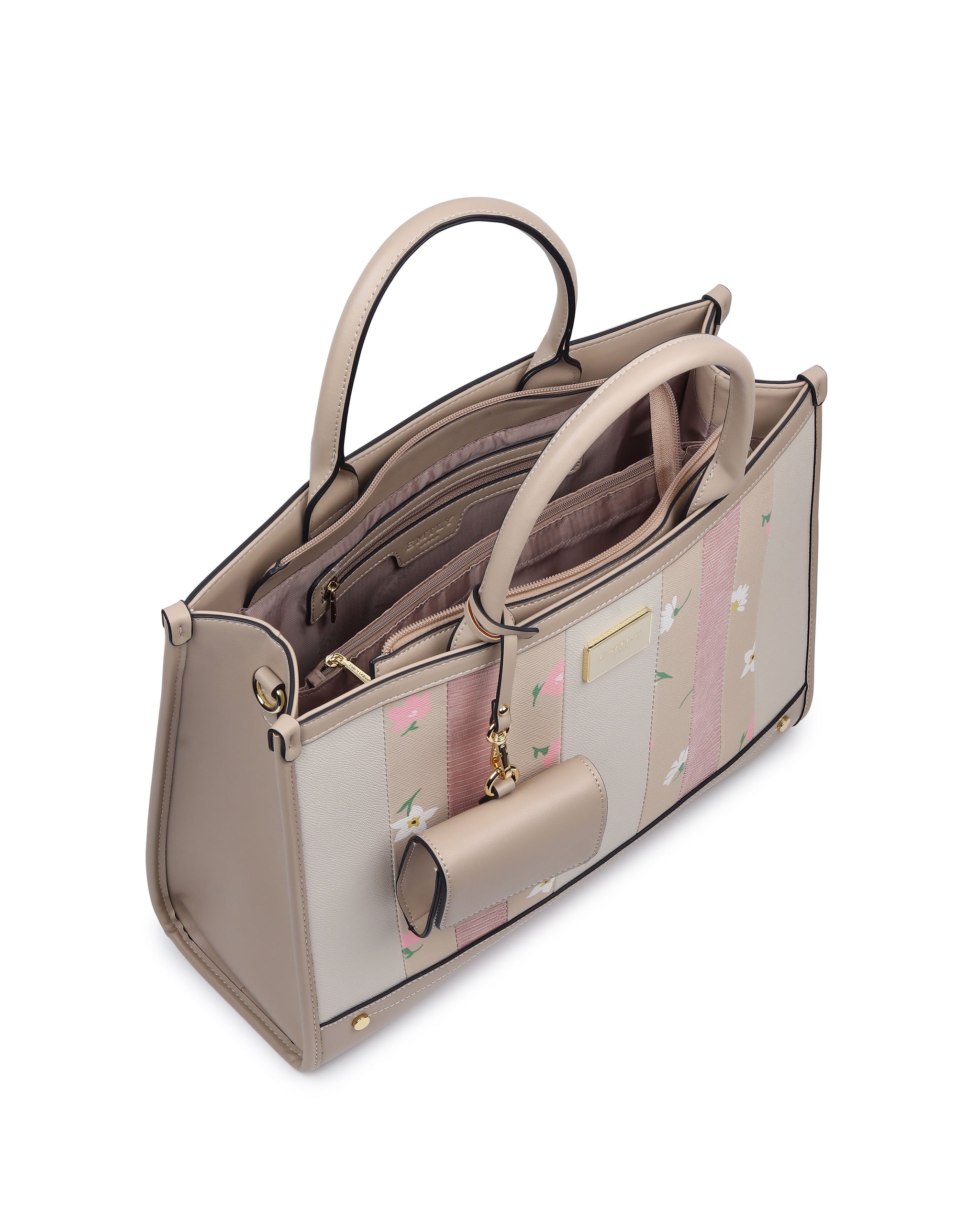 Petal Handbag- Beige